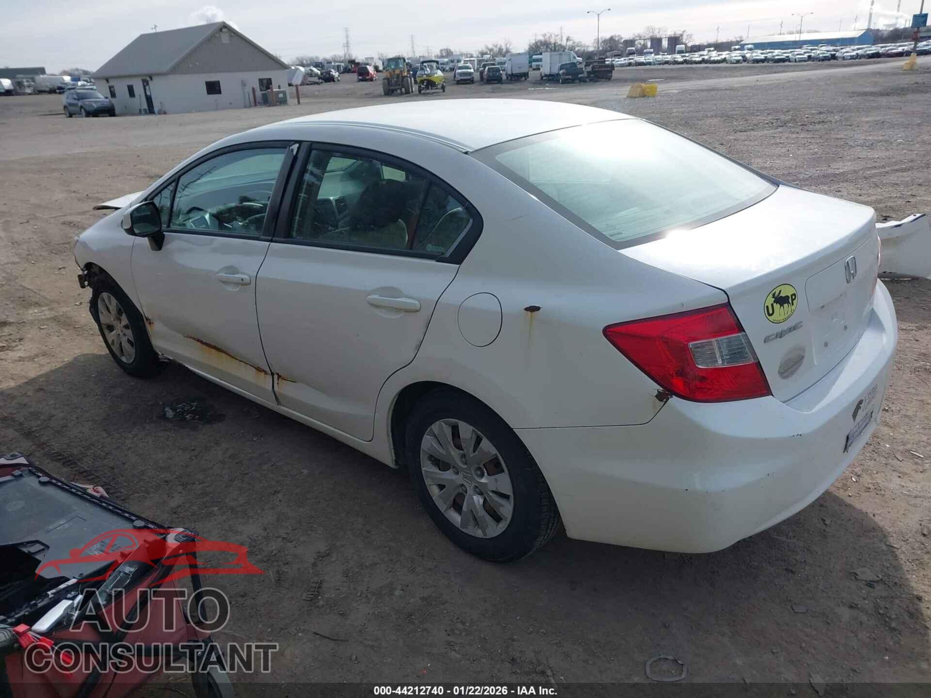 HONDA CIVIC 2012 - 2HGFB2F5XCH320155