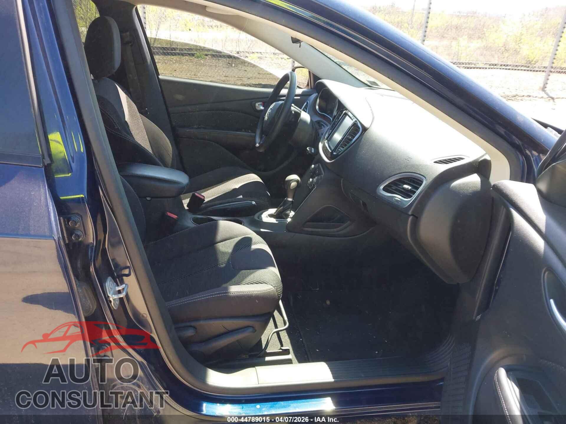 DODGE DART 2015 - 1C3CDFBB5FD237205
