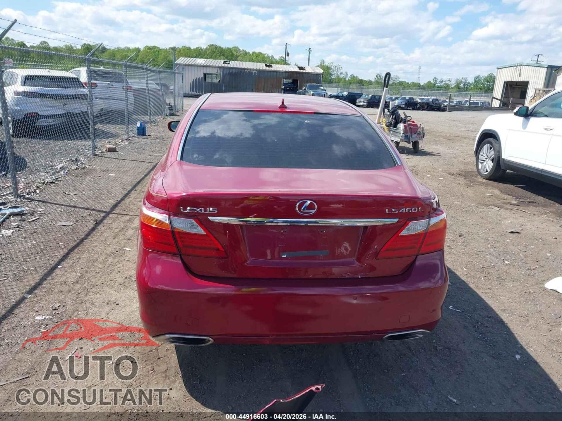 LEXUS LS 460 2011 - JTHGL5EF2B5043324