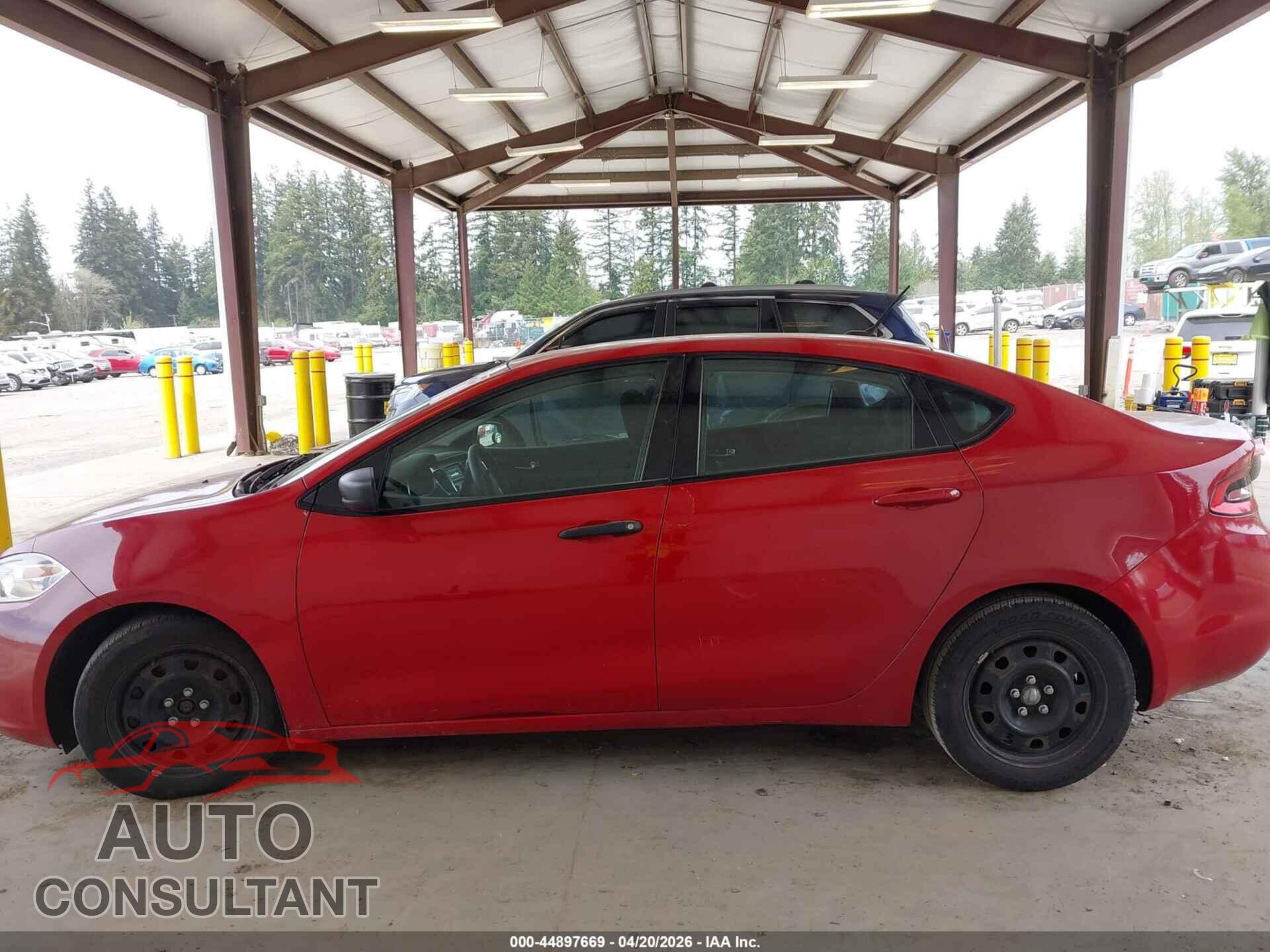 DODGE DART 2014 - 1C3CDFAA0ED704487