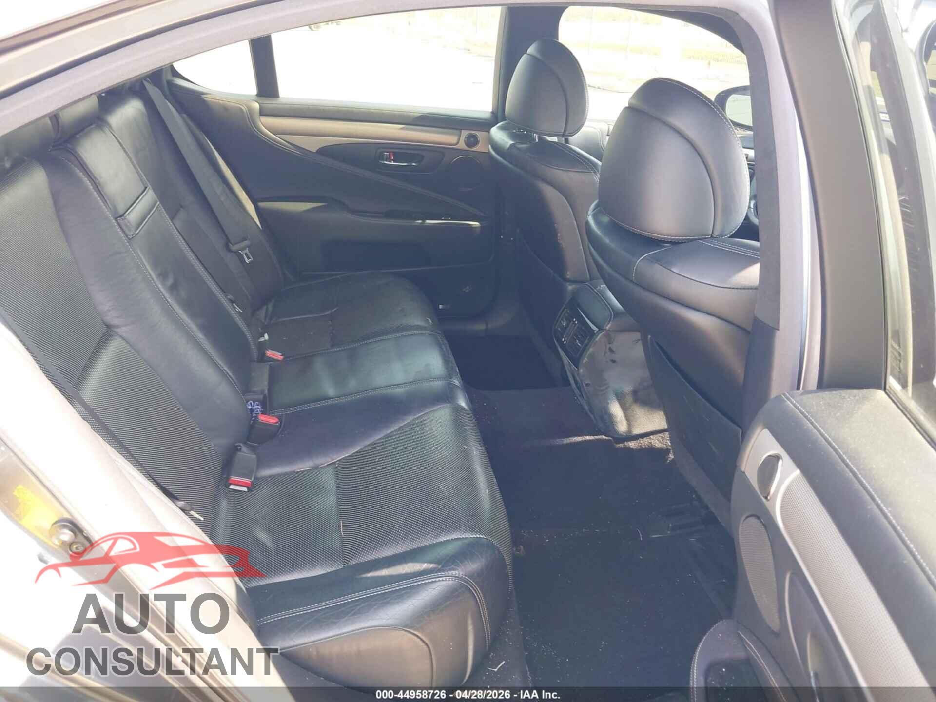 LEXUS LS 460 2013 - JTHBL5EF8D5122848