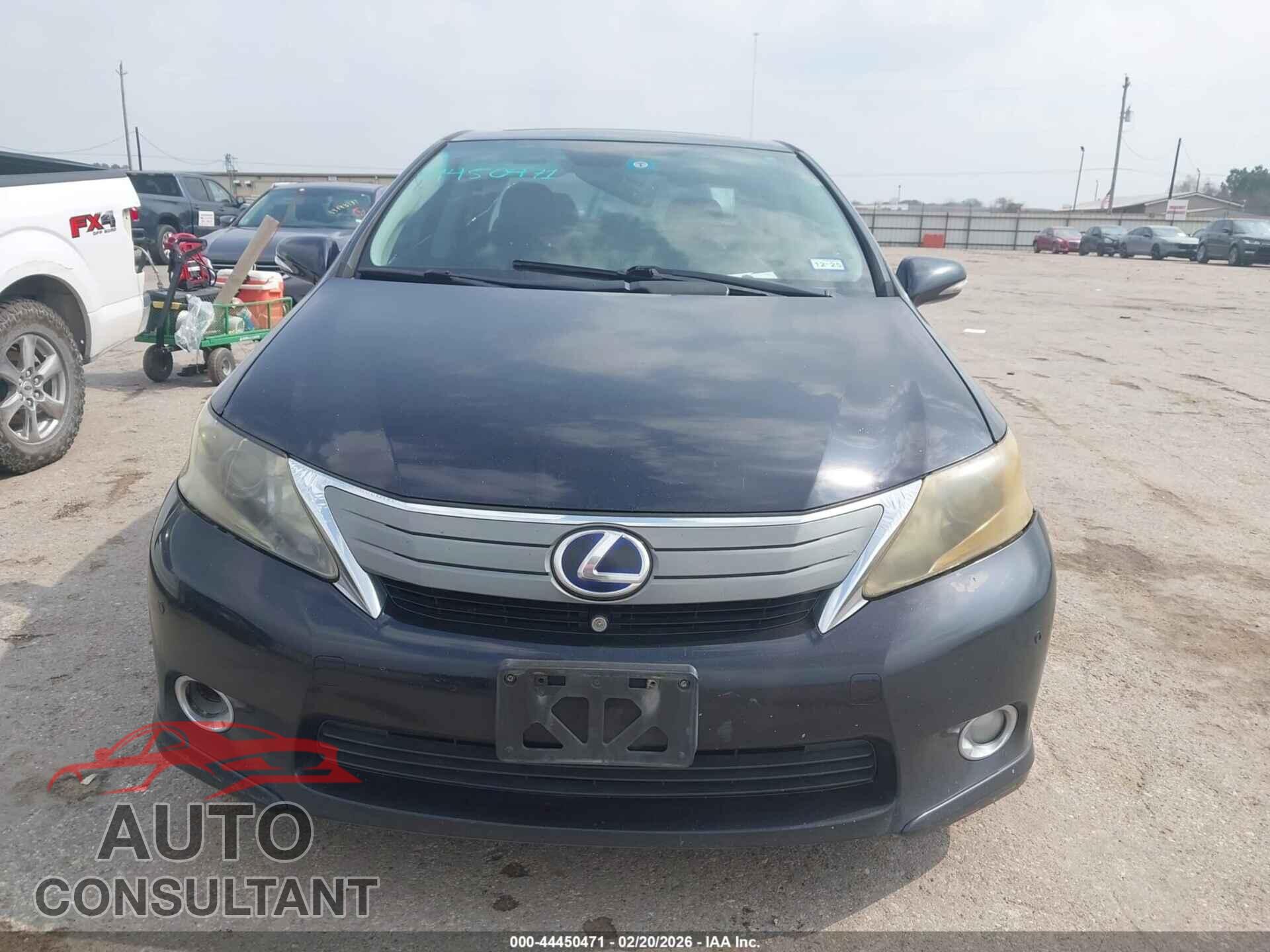 LEXUS HS 250H 2010 - JTHBB1BA2A2009611
