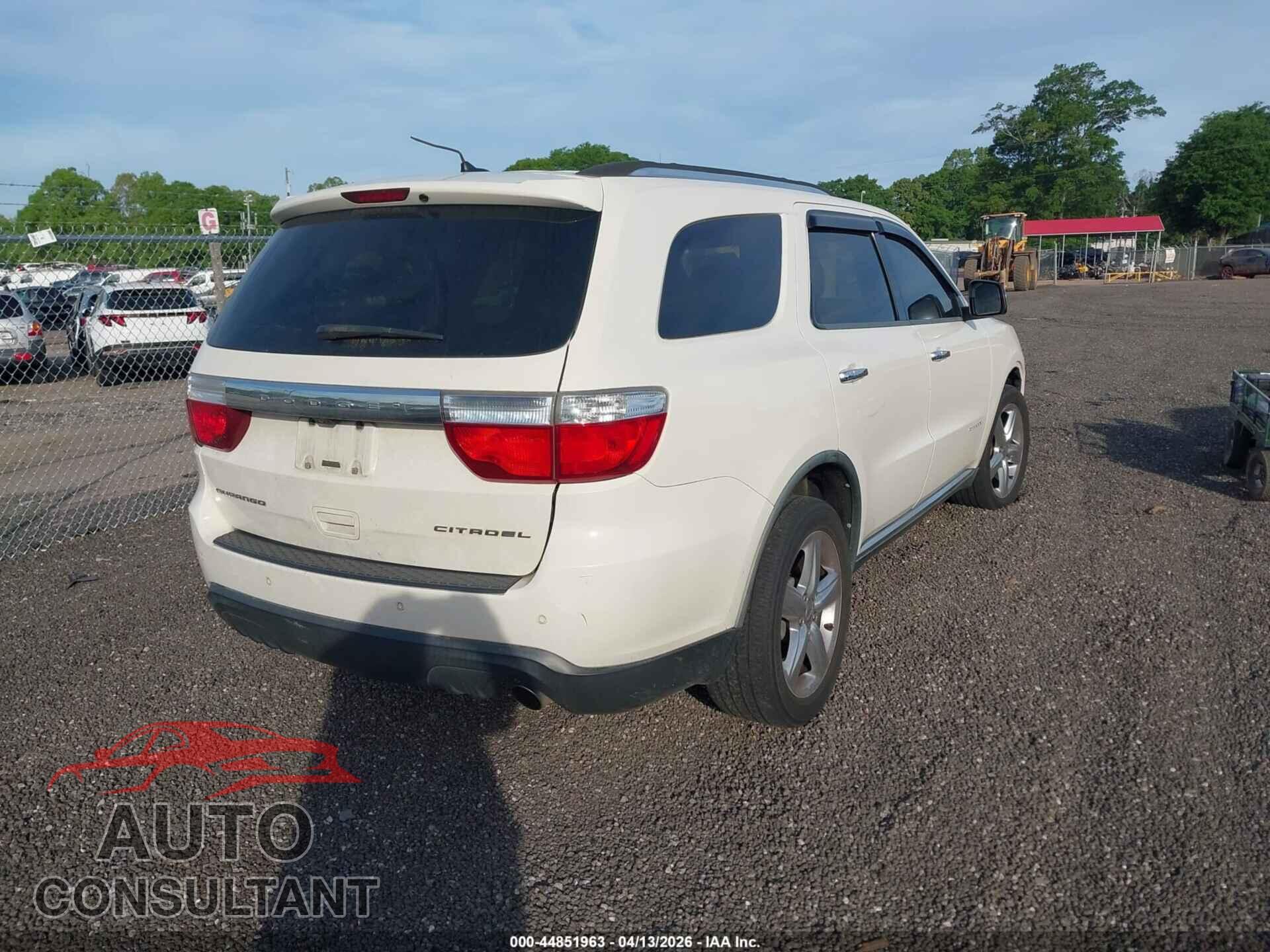 DODGE DURANGO 2012 - 1C4RDHEG3CC126727