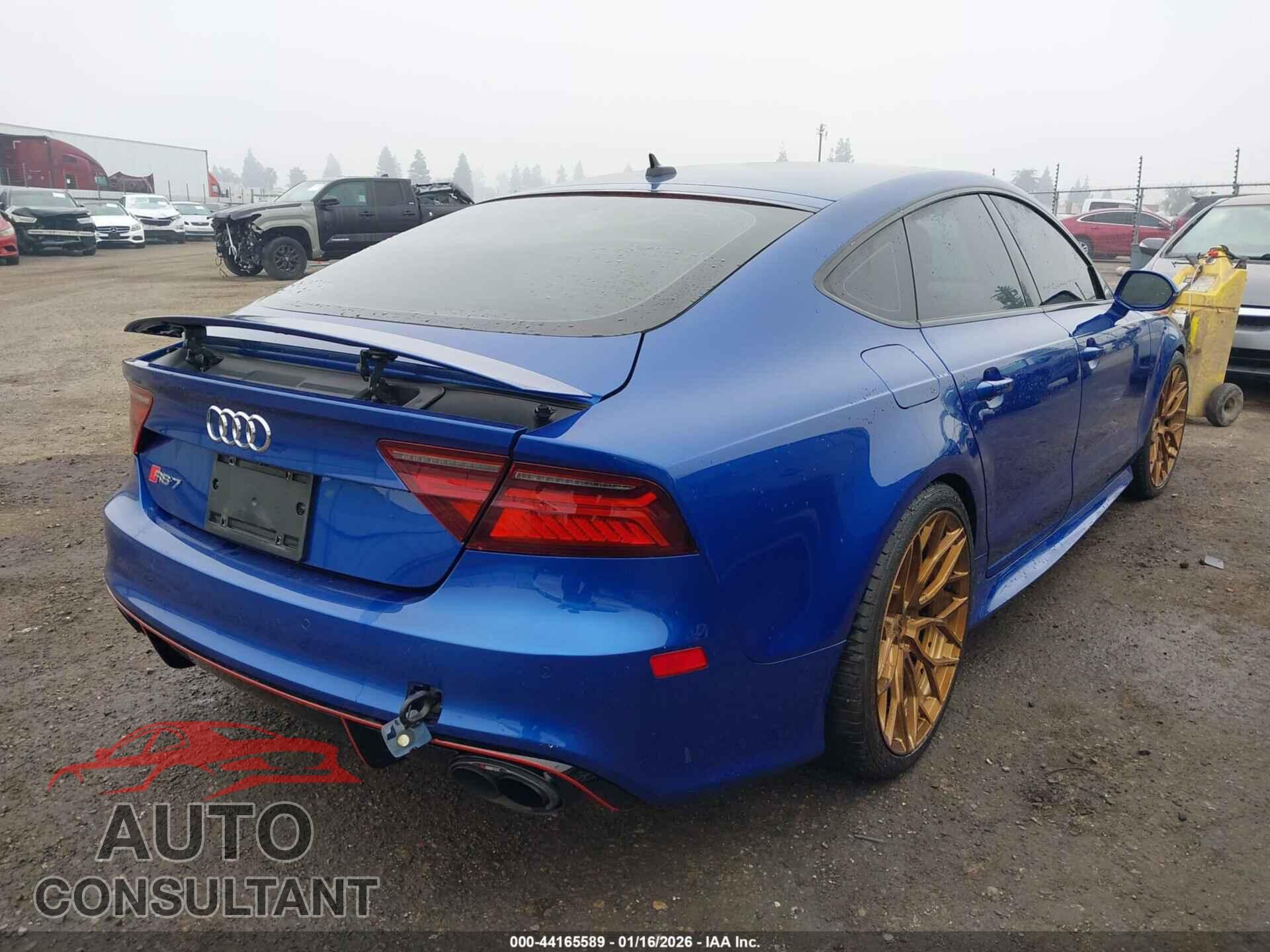 AUDI RS 7 2016 - WUAW2AFCXGN900321