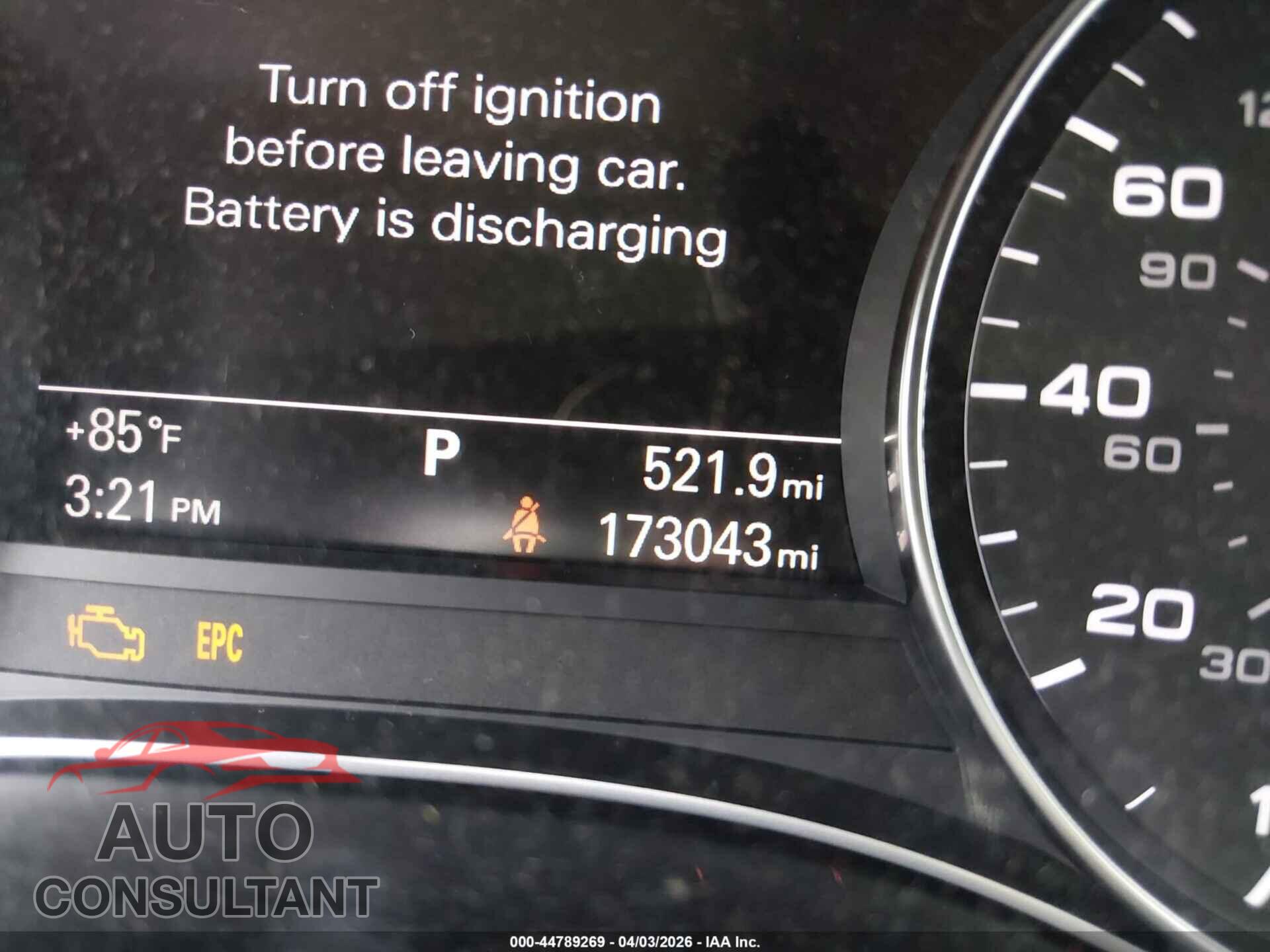 AUDI A6 2015 - WAUDFAFCXFN003066