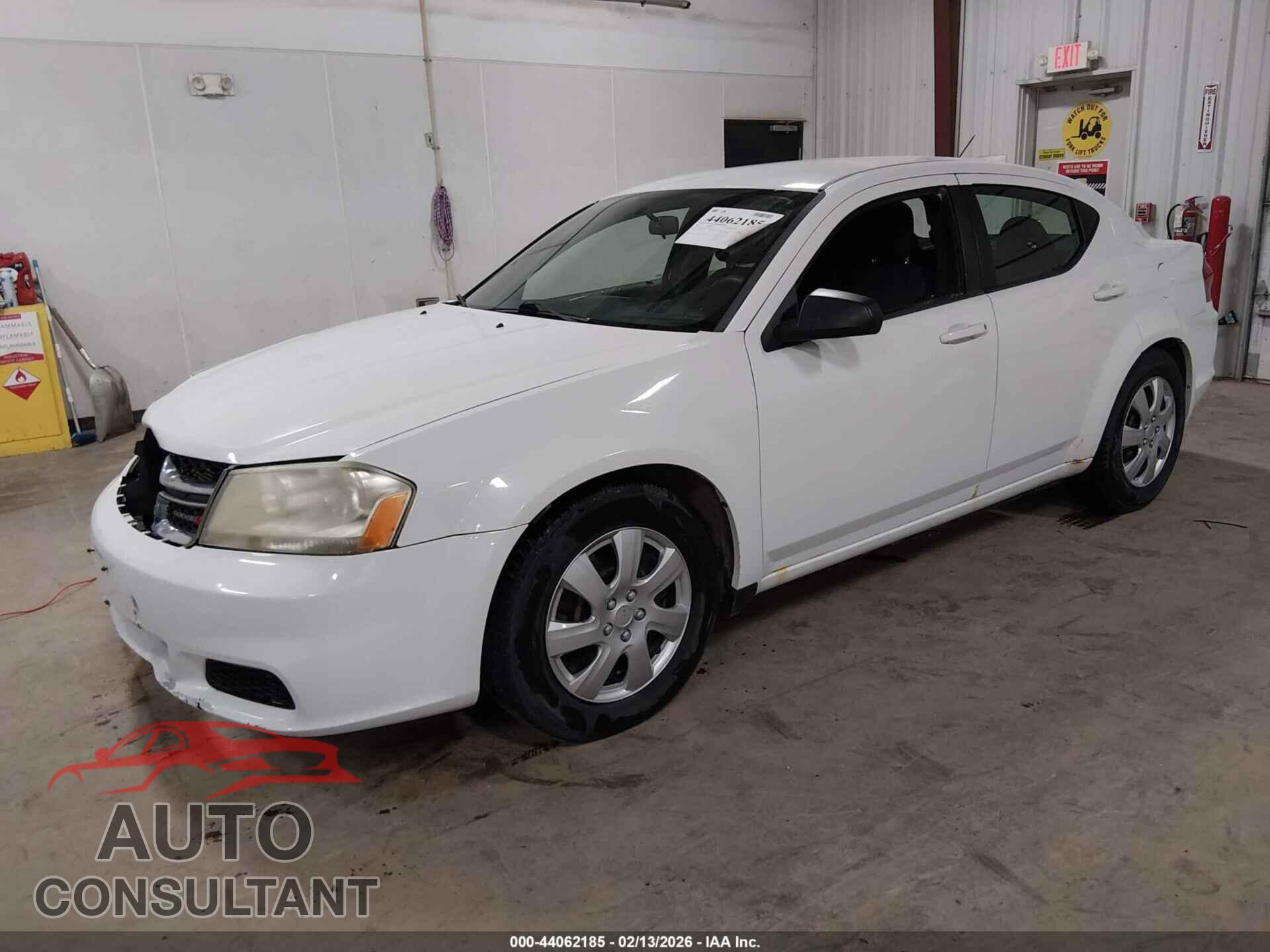 DODGE AVENGER 2012 - 1C3CDZAB8CN220374