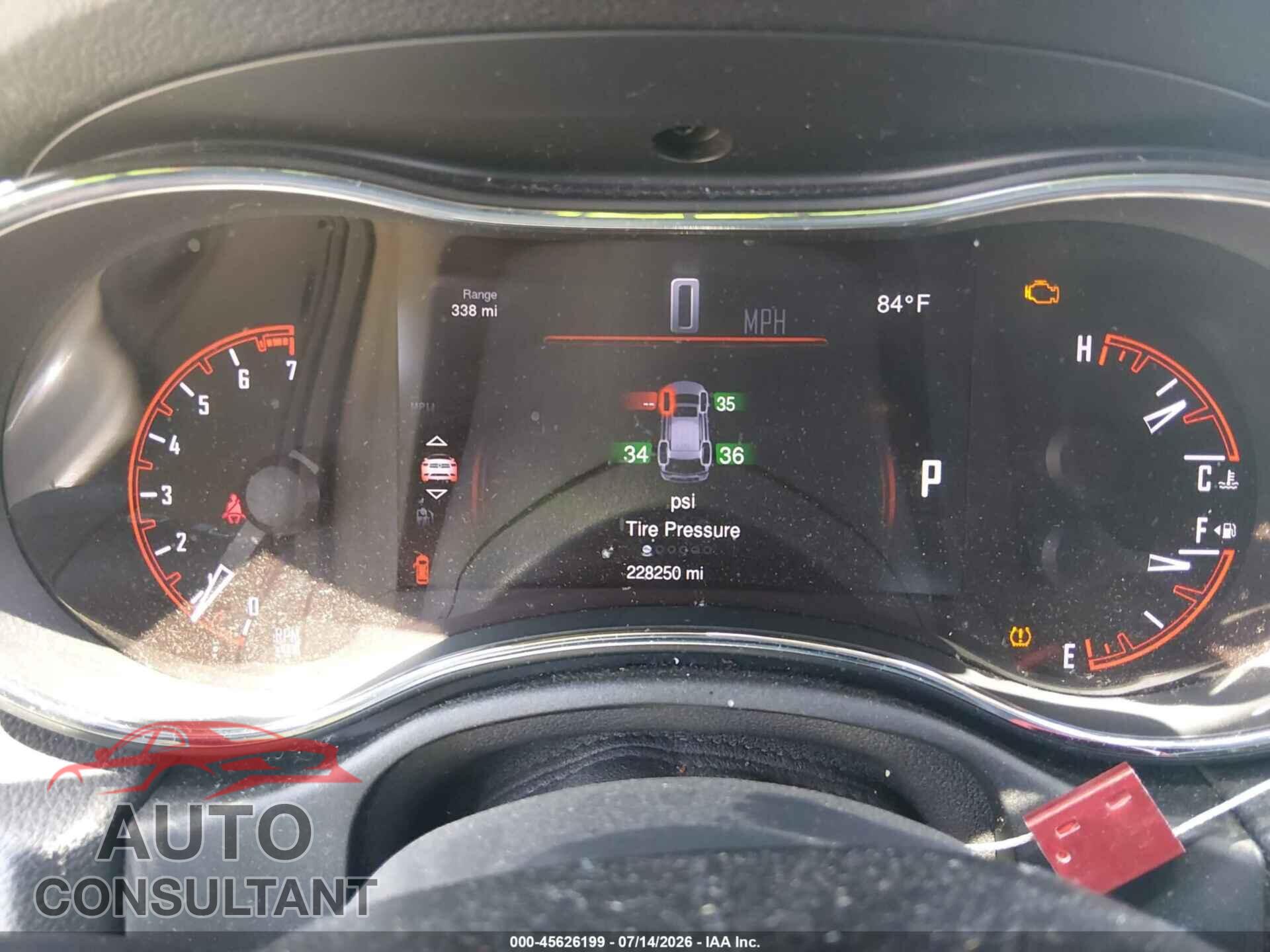 DODGE DURANGO 2015 - 1C4RDJAG7FC741346