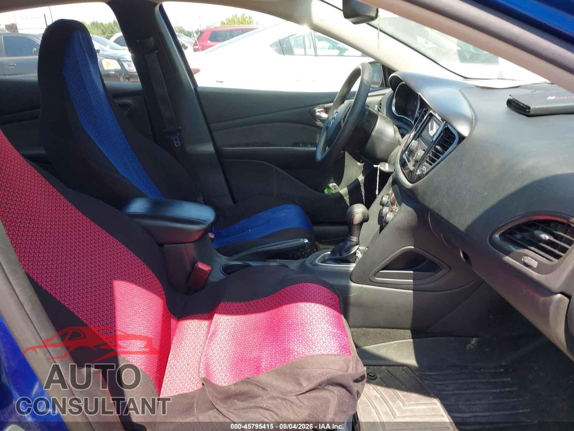 DODGE DART 2013 - 1C3CDFAA5DD325936