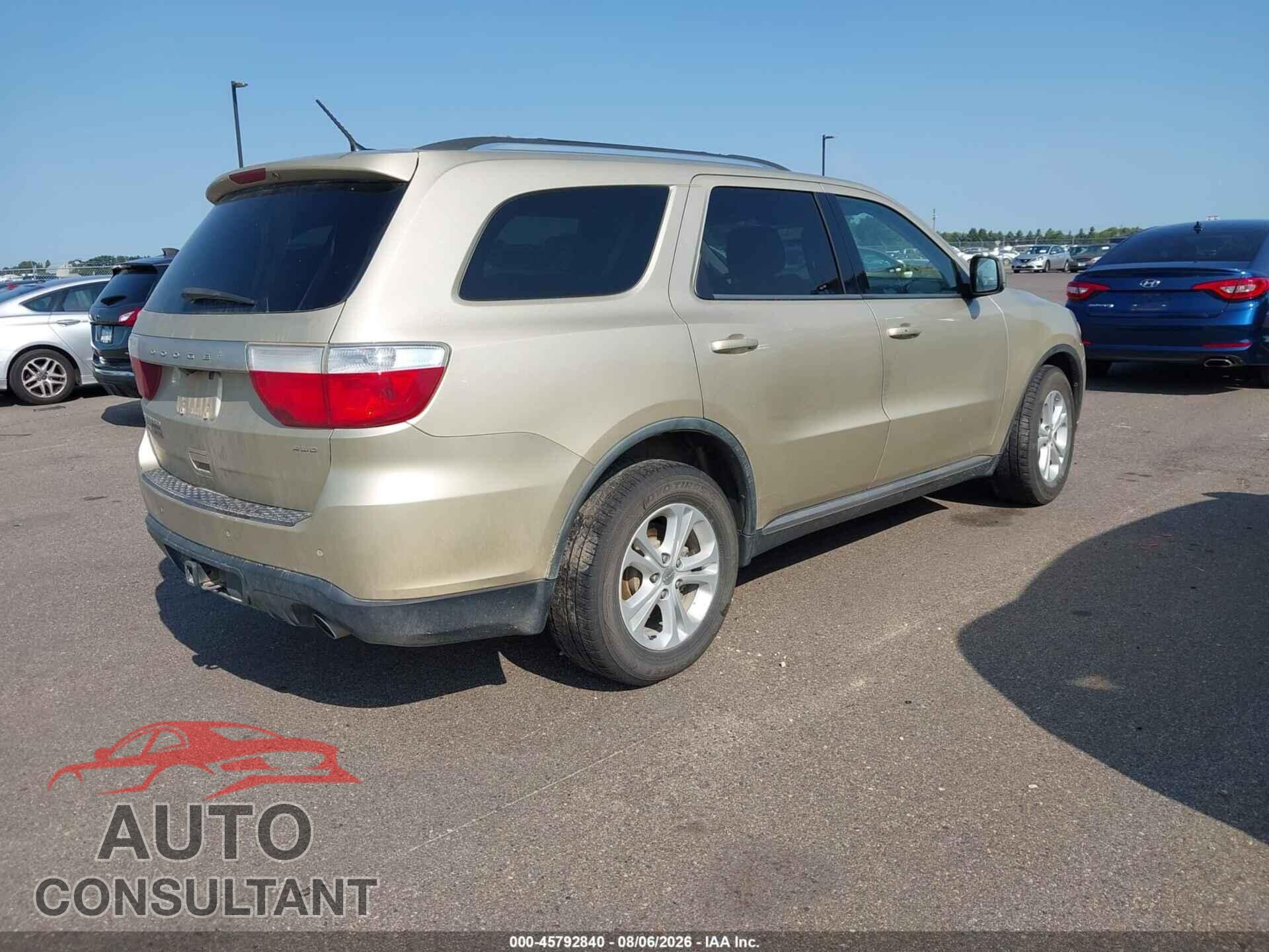 DODGE DURANGO 2011 - 1D4RE4GG9BC667561