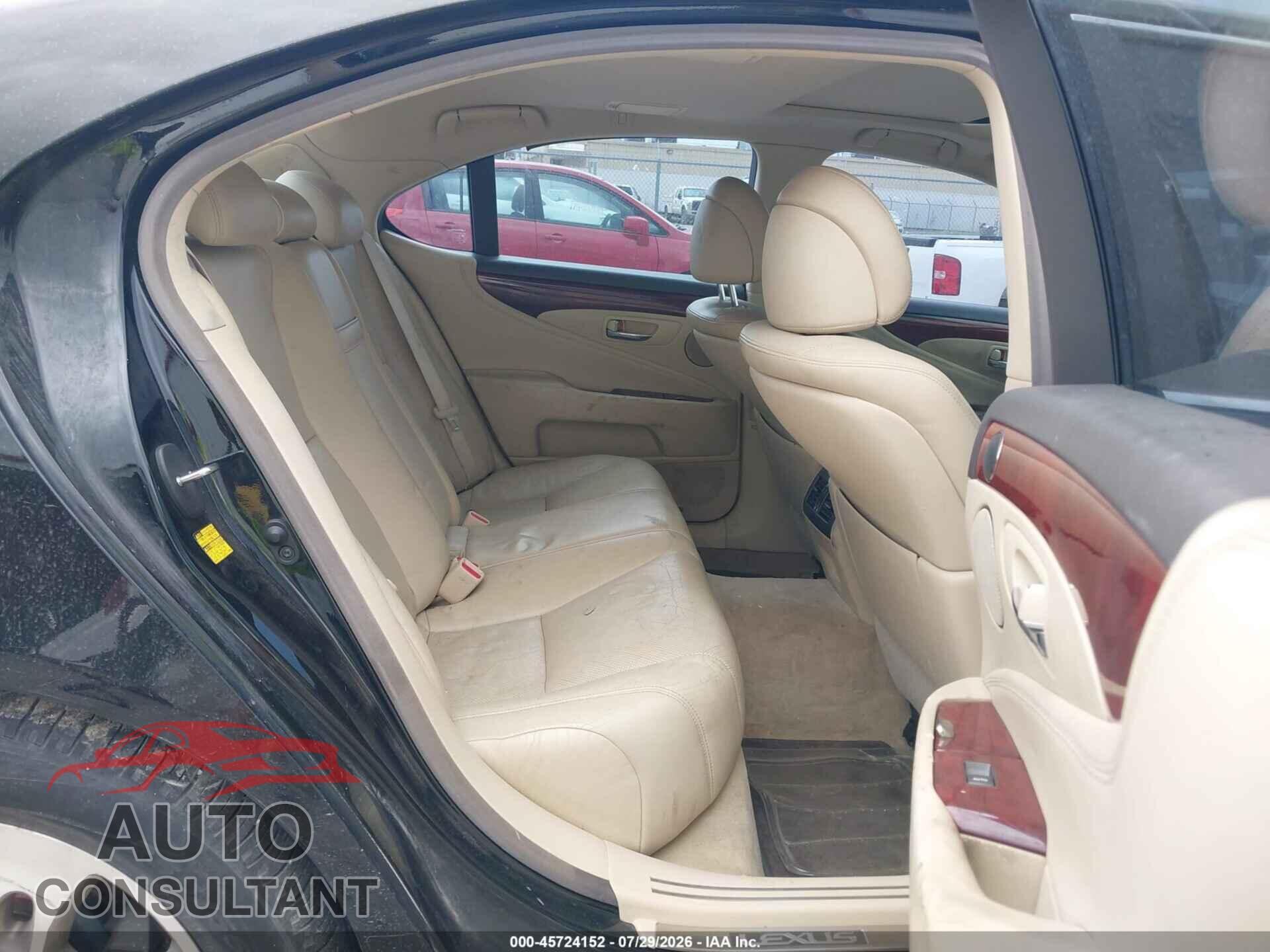 LEXUS LS 460 2010 - JTHBL5EF7A5099591