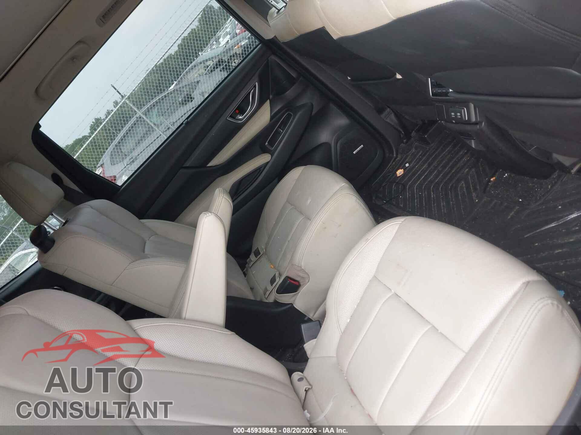 SUBARU ASCENT 2019 - 4S4WMAPD9K3441295