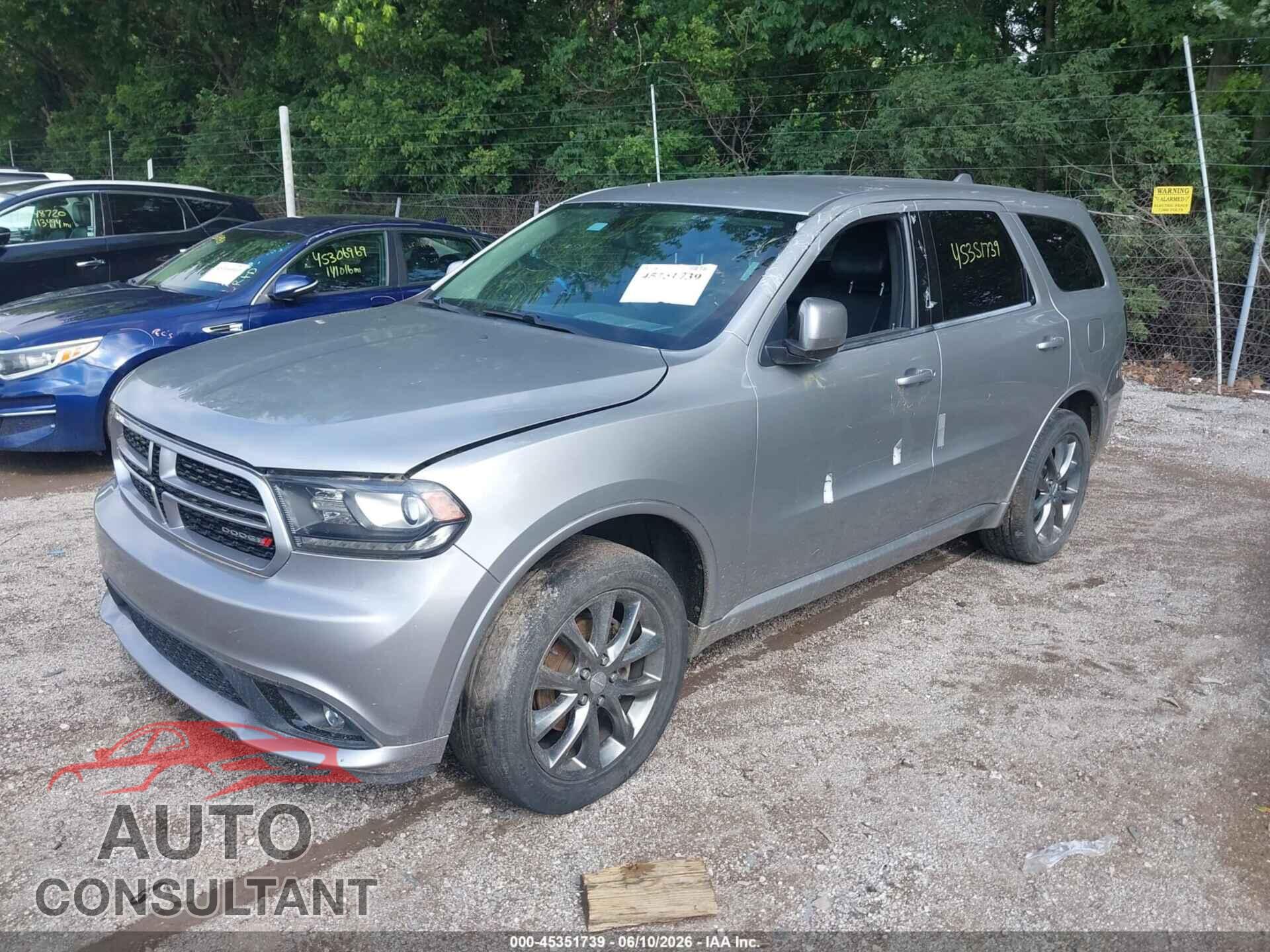 DODGE DURANGO 2017 - 1C4RDJDG5HC652423