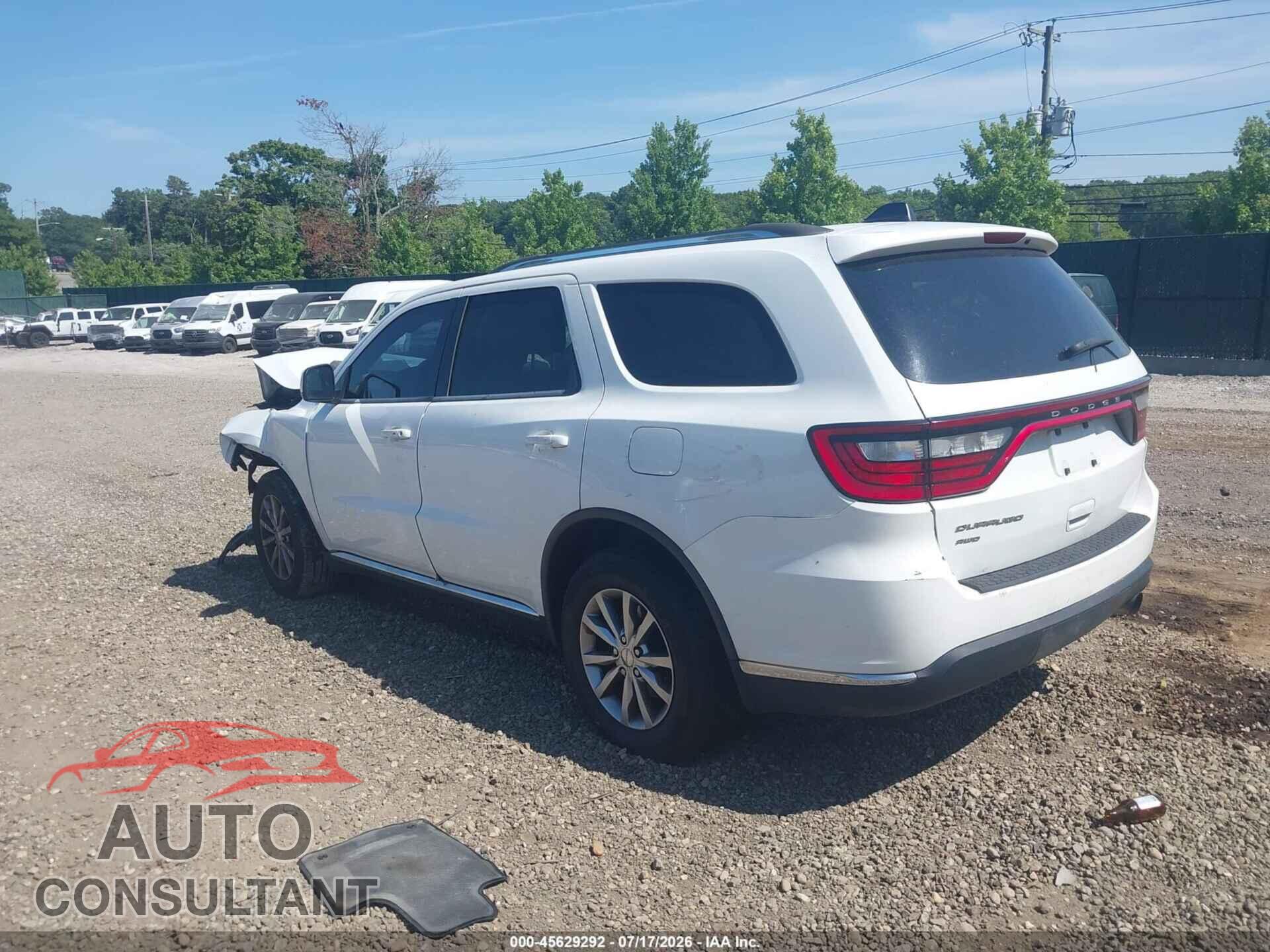 DODGE DURANGO 2016 - 1C4RDJAG4GC341343