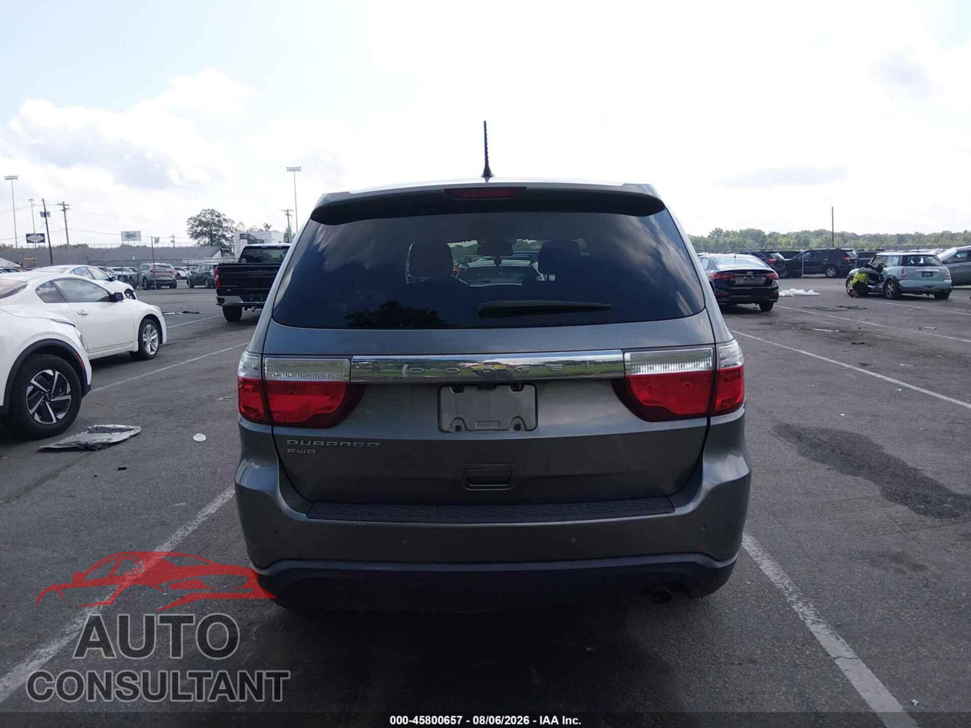DODGE DURANGO 2011 - 1D4RE2GG0BC712407
