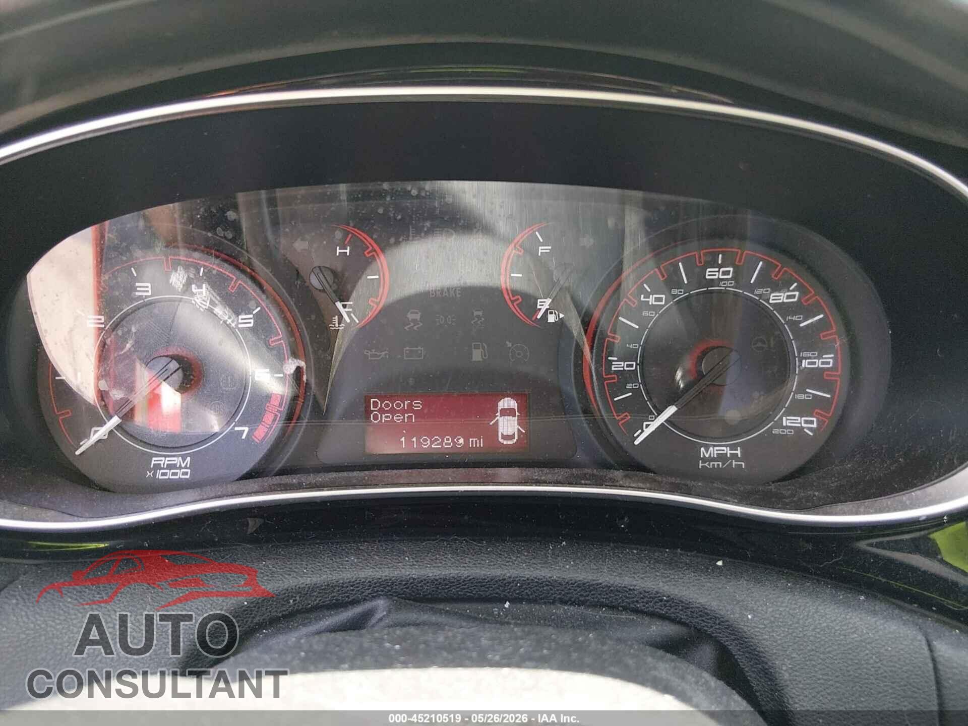 DODGE DART 2013 - 1C3CDFBA2DD305139