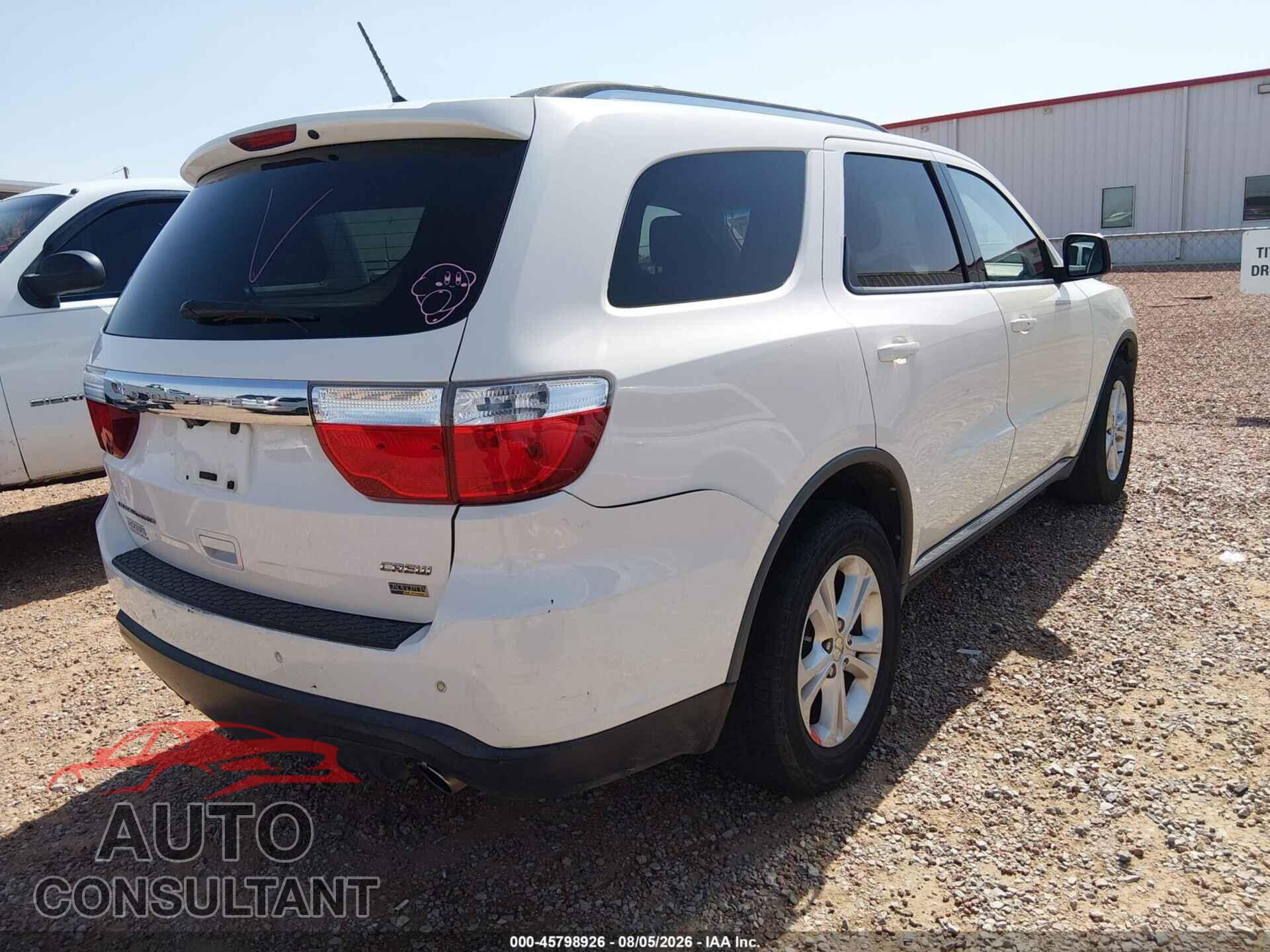 DODGE DURANGO 2011 - 1D4RD4GG2BC633934
