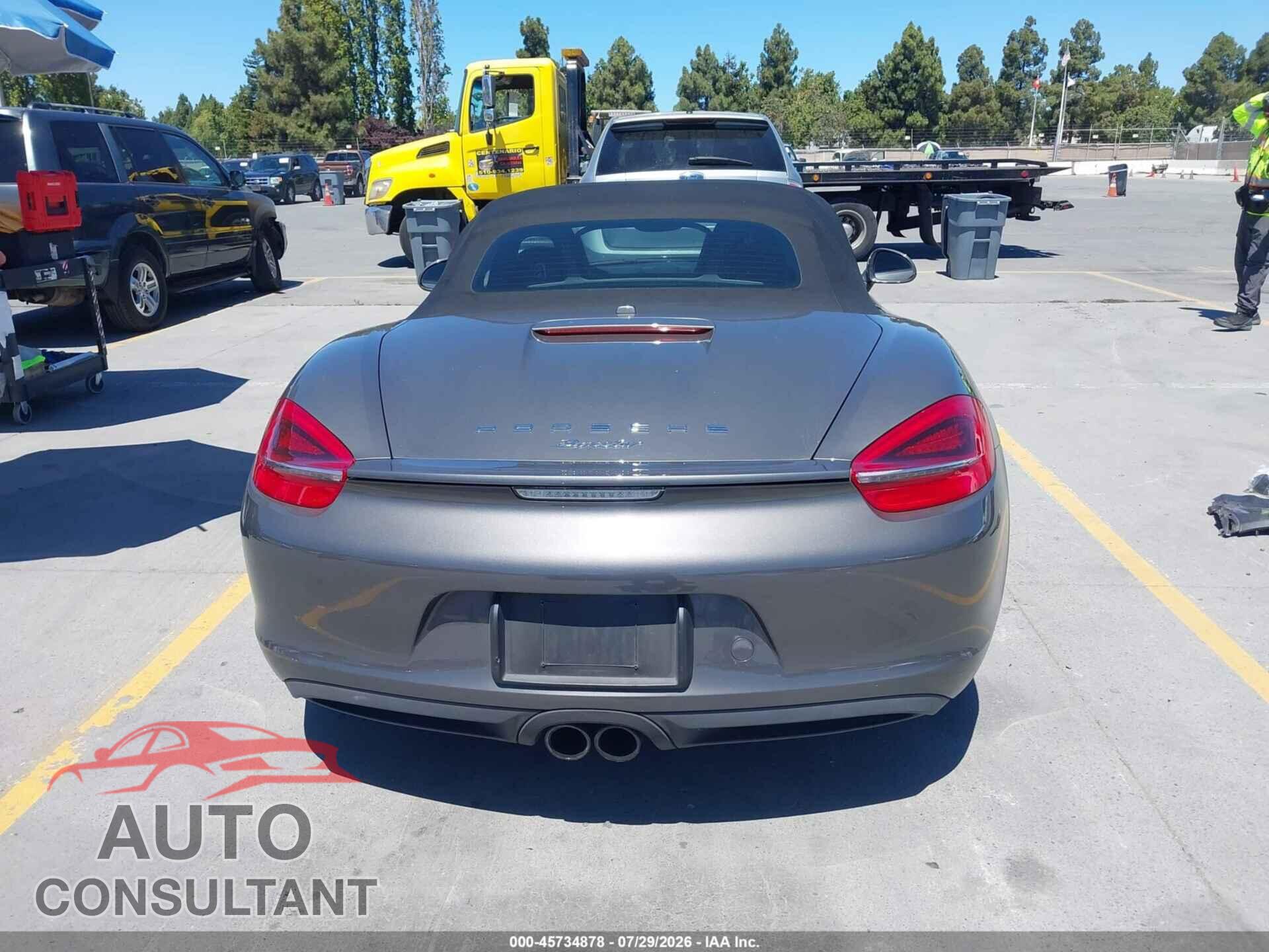PORSCHE BOXSTER 2013 - WP0CA2A85DS112538