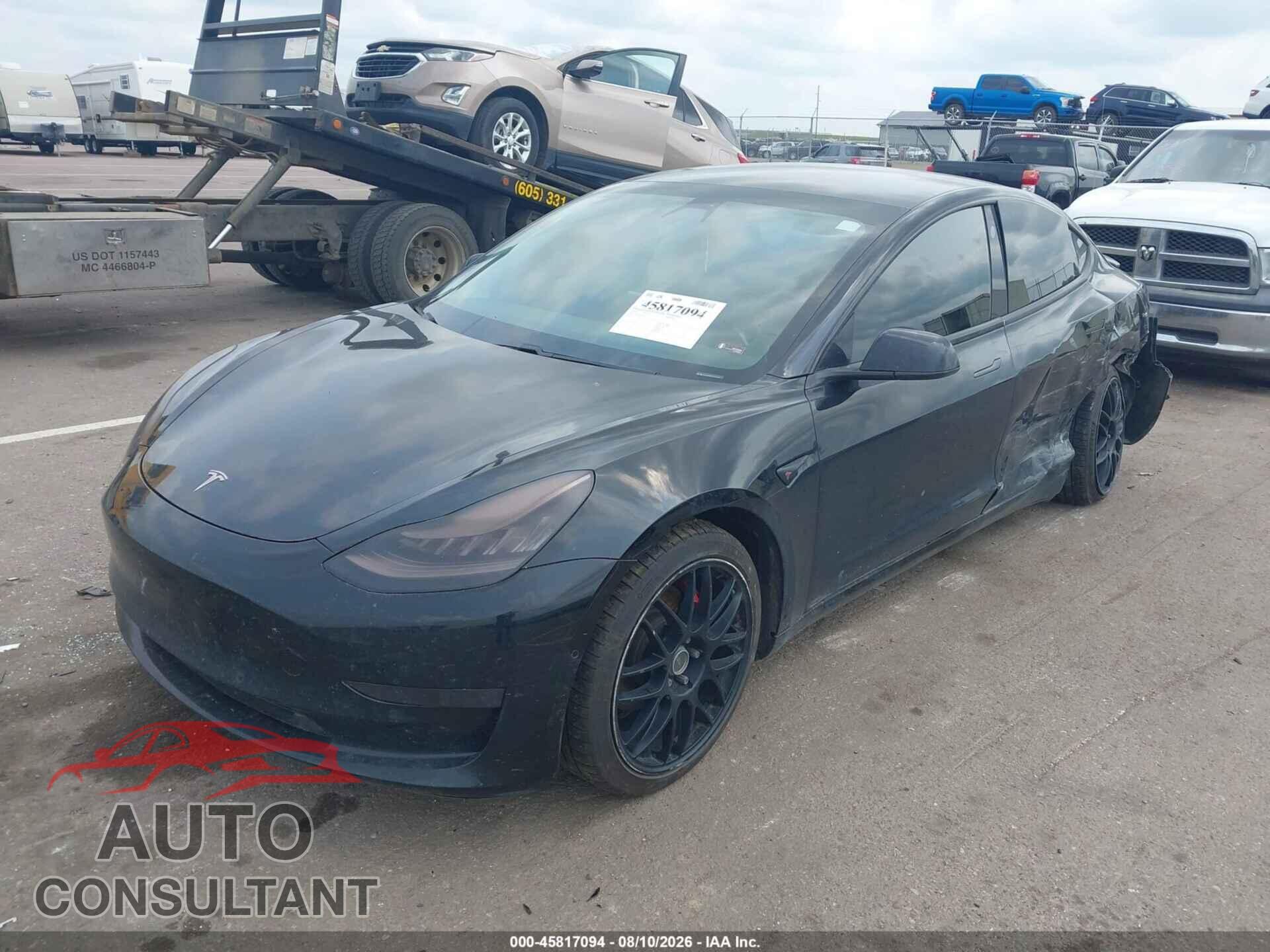 TESLA MODEL 3 2019 - 5YJ3E1EB4KF453377