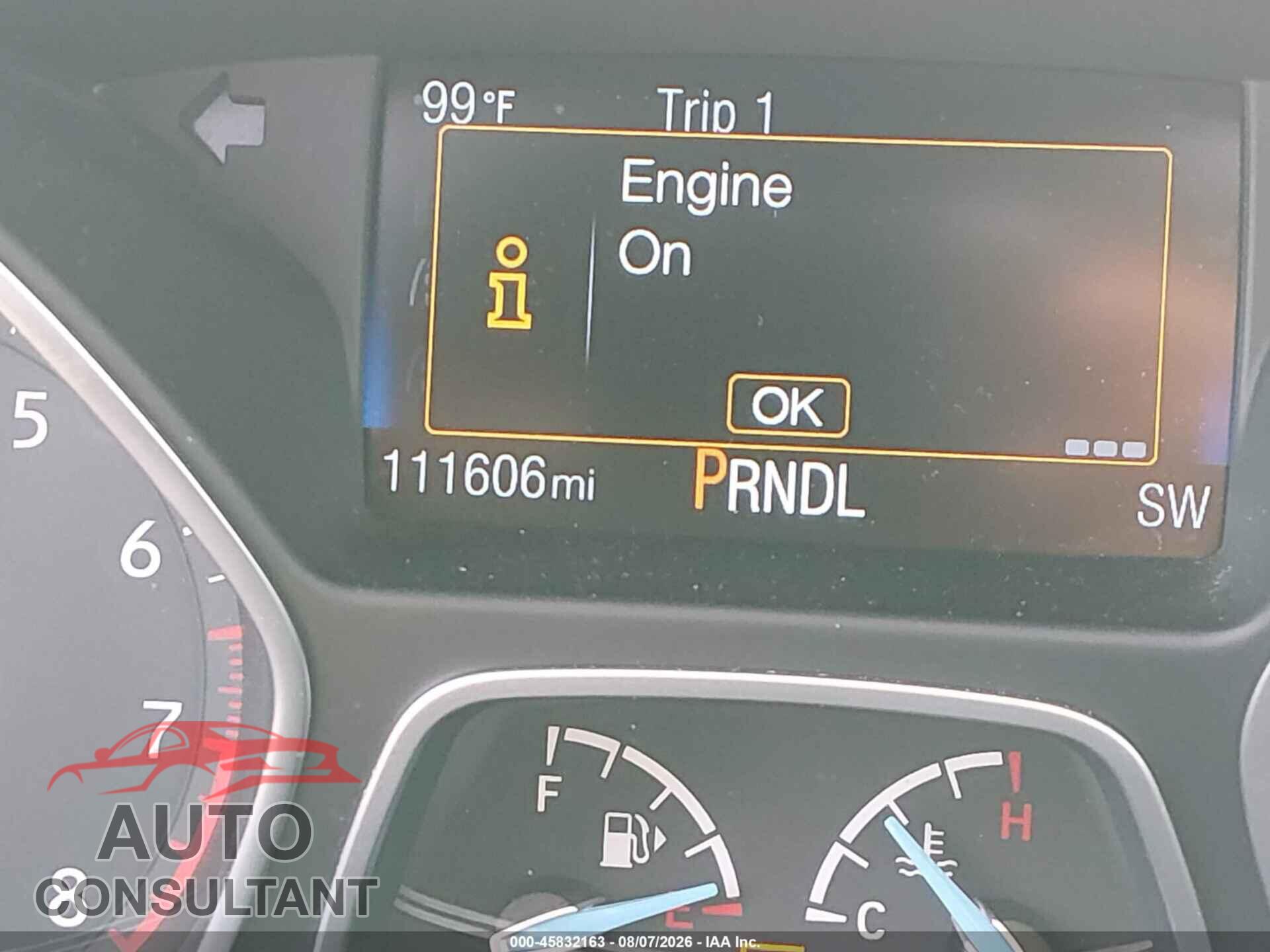 FORD FOCUS 2016 - 1FADP3F22GL267422