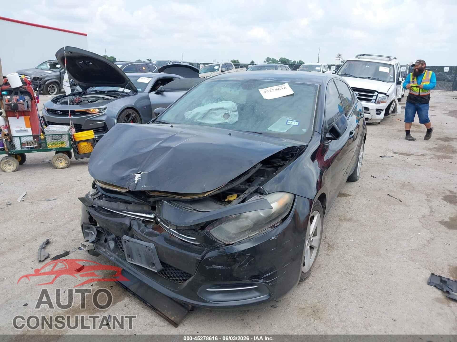 DODGE DART 2015 - 1C3CDFBB7FD265202