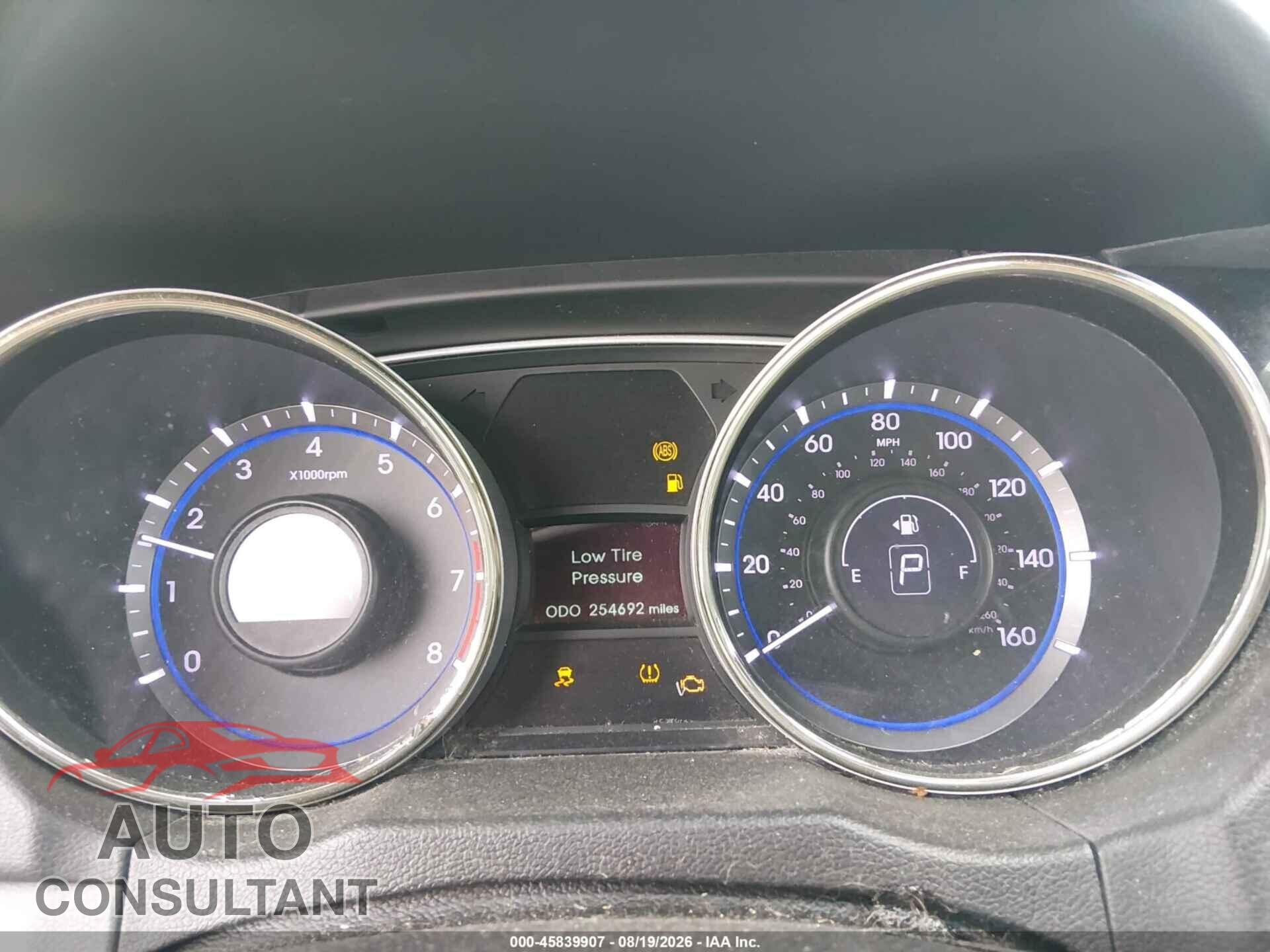 HYUNDAI SONATA 2013 - 5NPEC4AB1DH600314