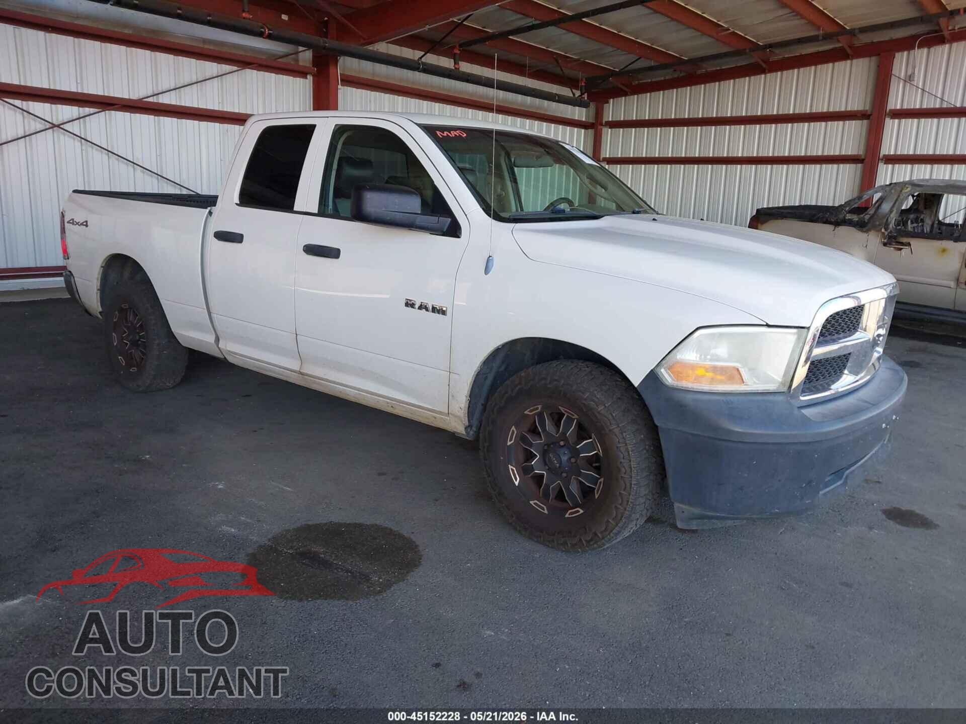 DODGE RAM 1500 2010 - 1D7RV1GP4AS208234