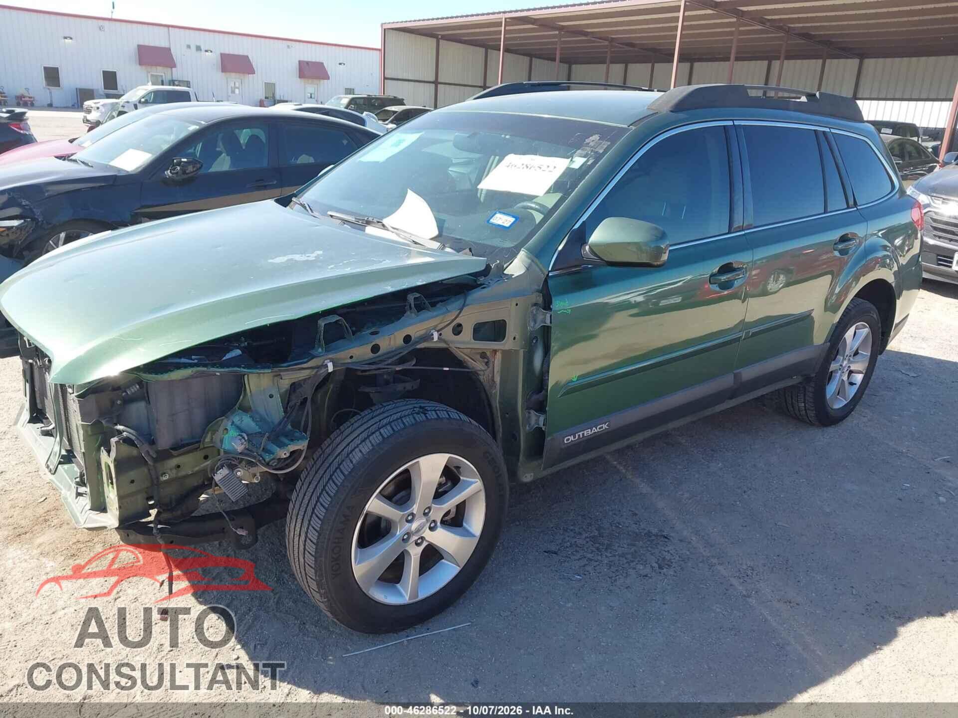 SUBARU OUTBACK 2013 - 4S4BRCJC4D3310919