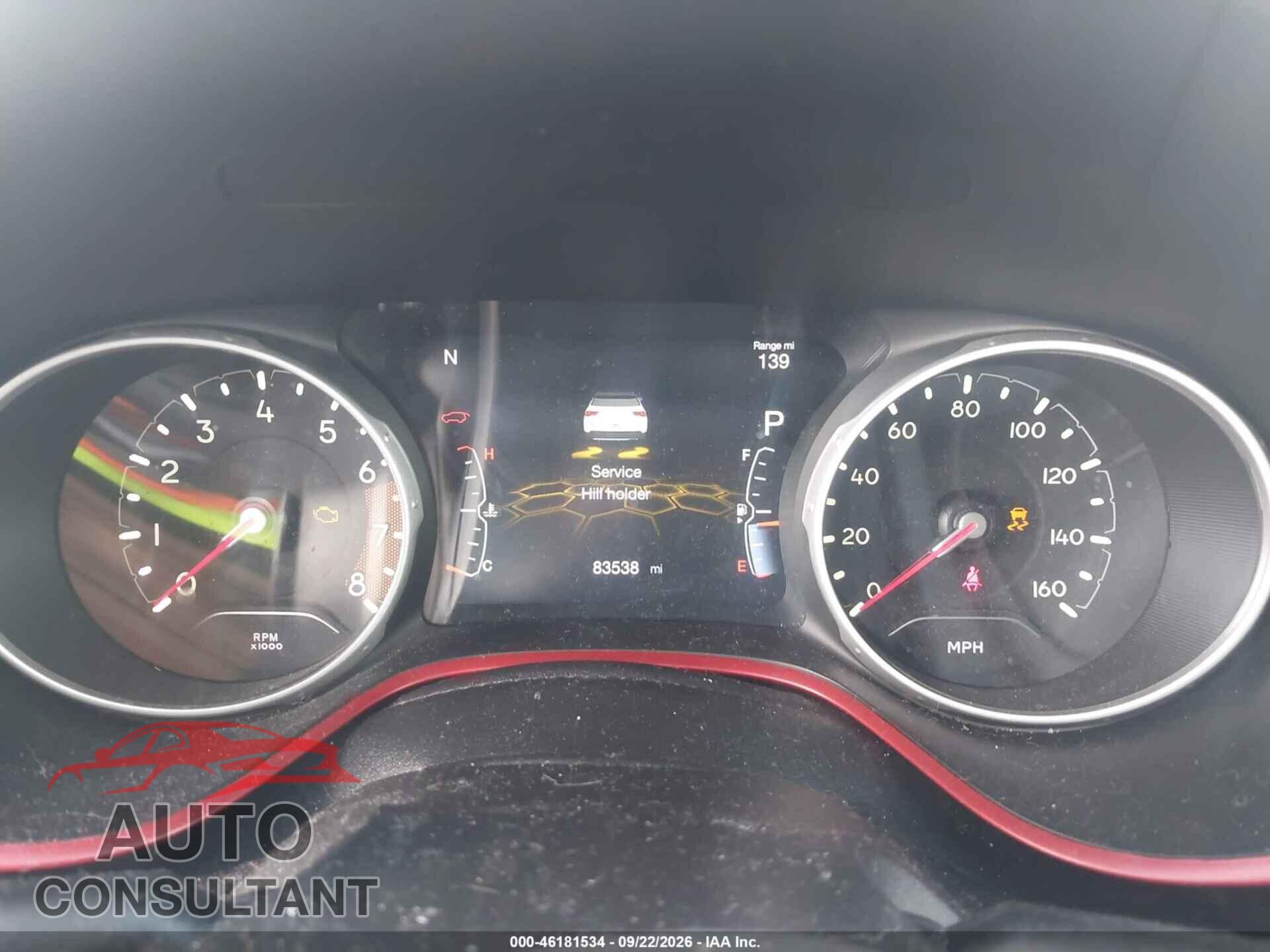 JEEP COMPASS 2020 - 3C4NJDDB9LT190510