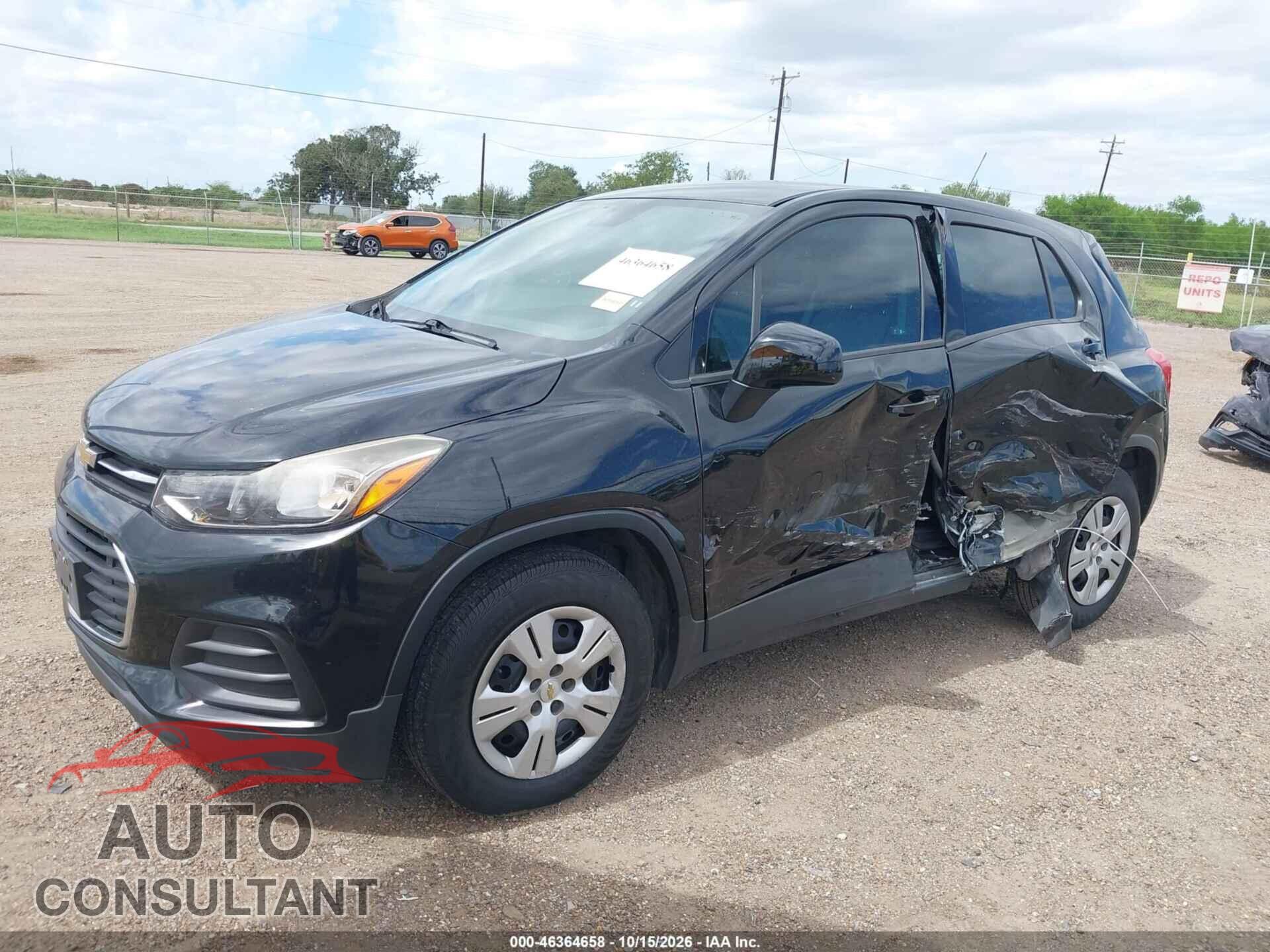 CHEVROLET TRAX 2017 - 3GNCJKSB4HL132592