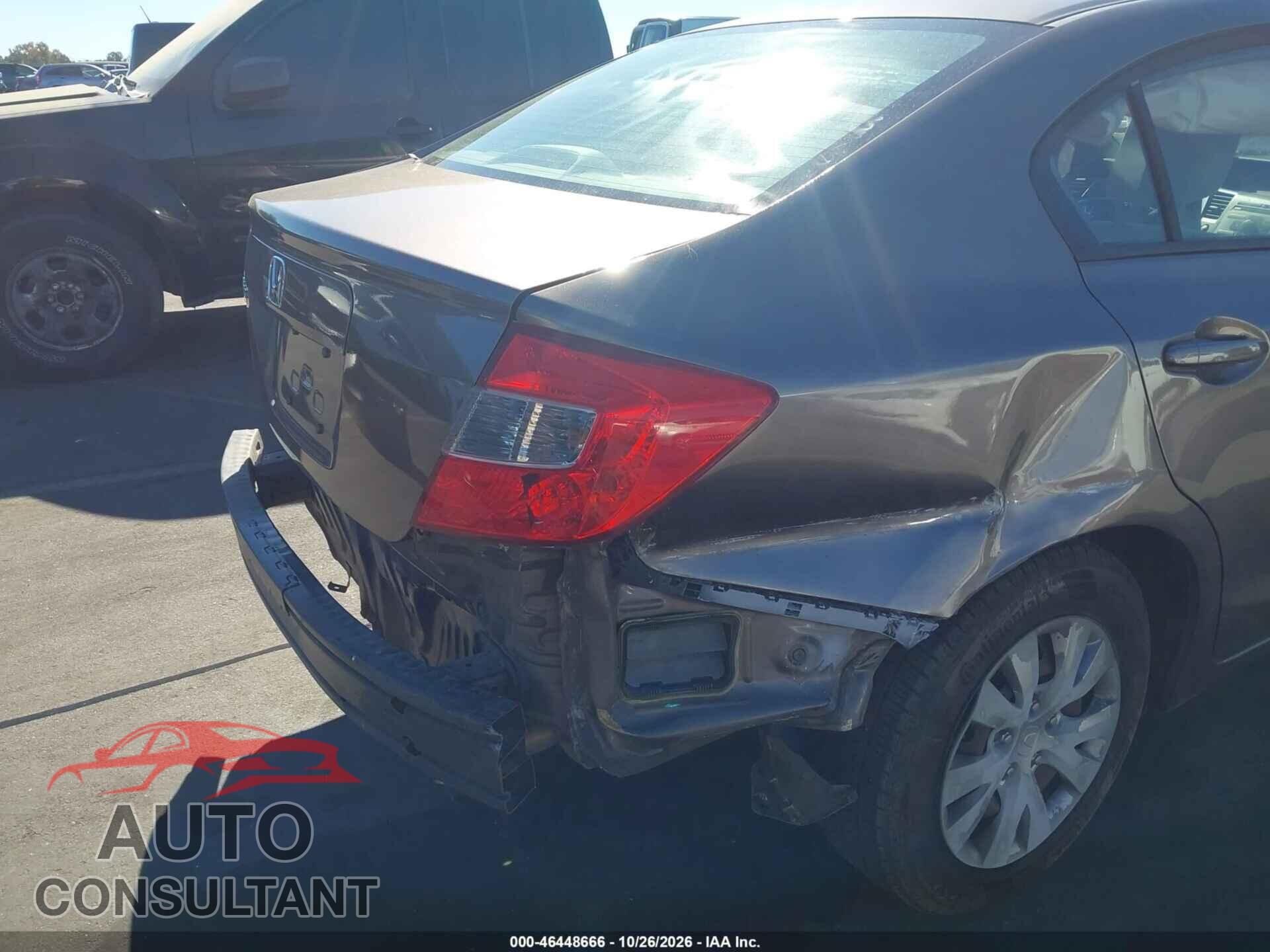 HONDA CIVIC 2012 - 2HGFB2F52CH560302