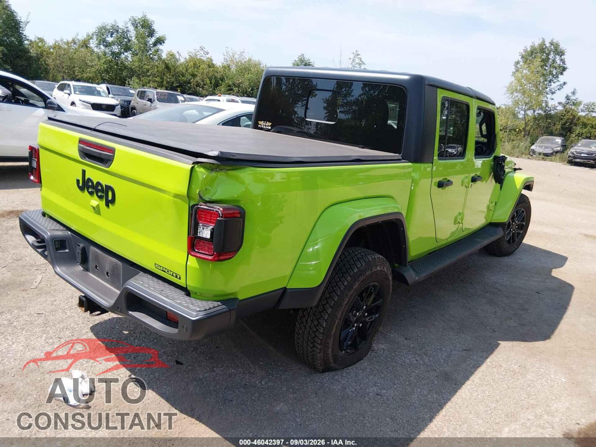 JEEP GLADIATOR 2021 - 1C6HJTAG6ML604886