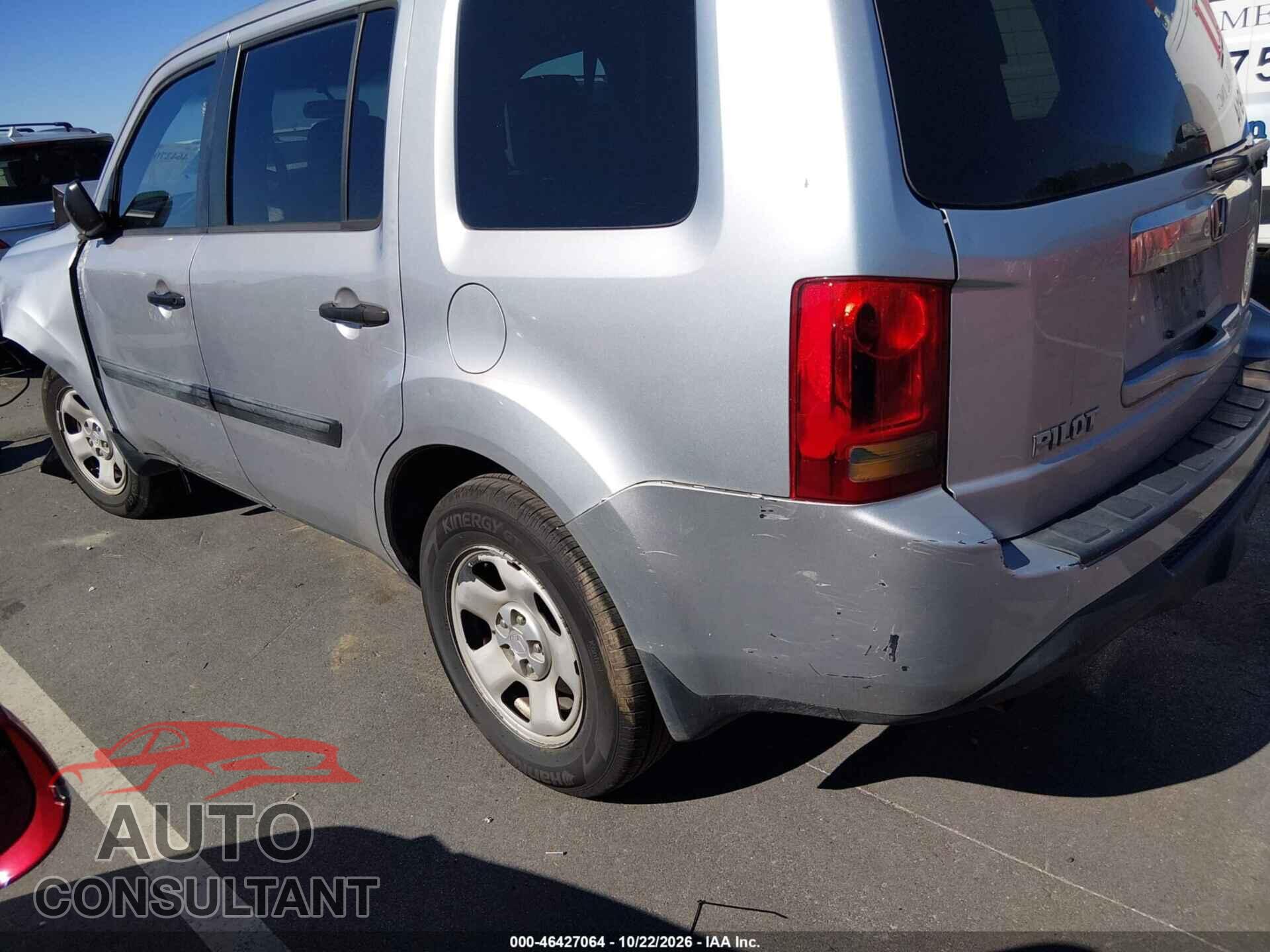 HONDA PILOT 2014 - 5FNYF3H21EB002079