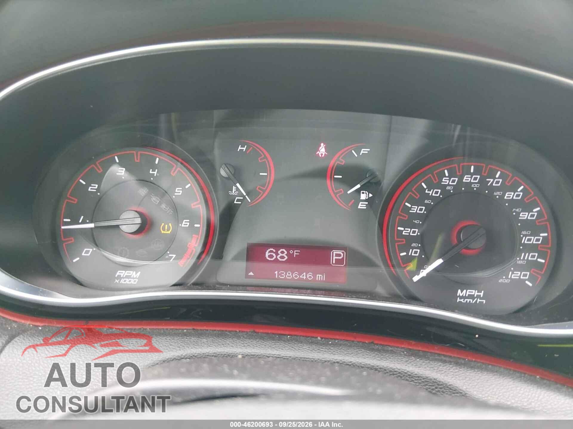 DODGE DART 2016 - 1C3CDFFA9GD821836