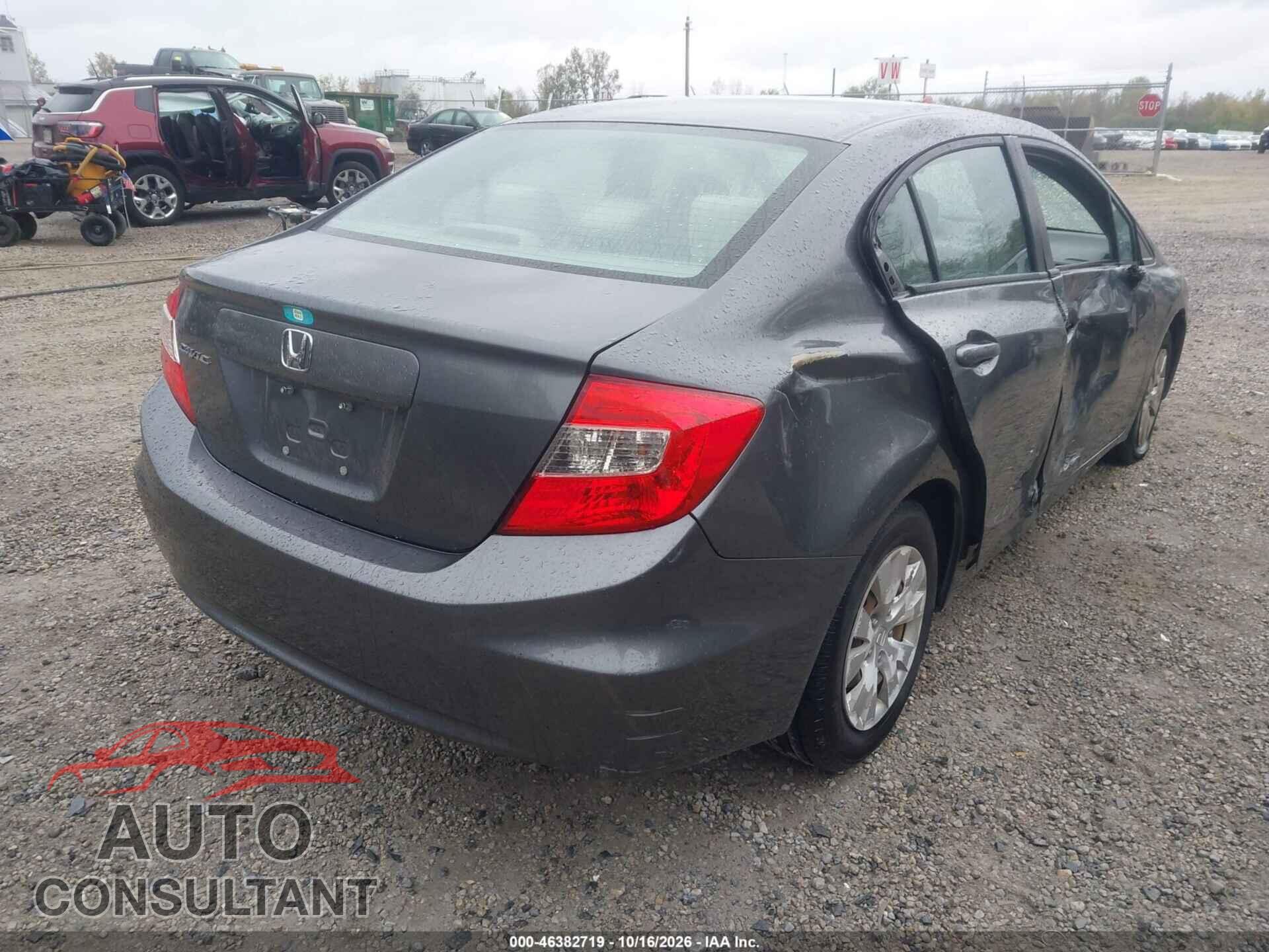 HONDA CIVIC 2012 - 19XFB2F54CE379468
