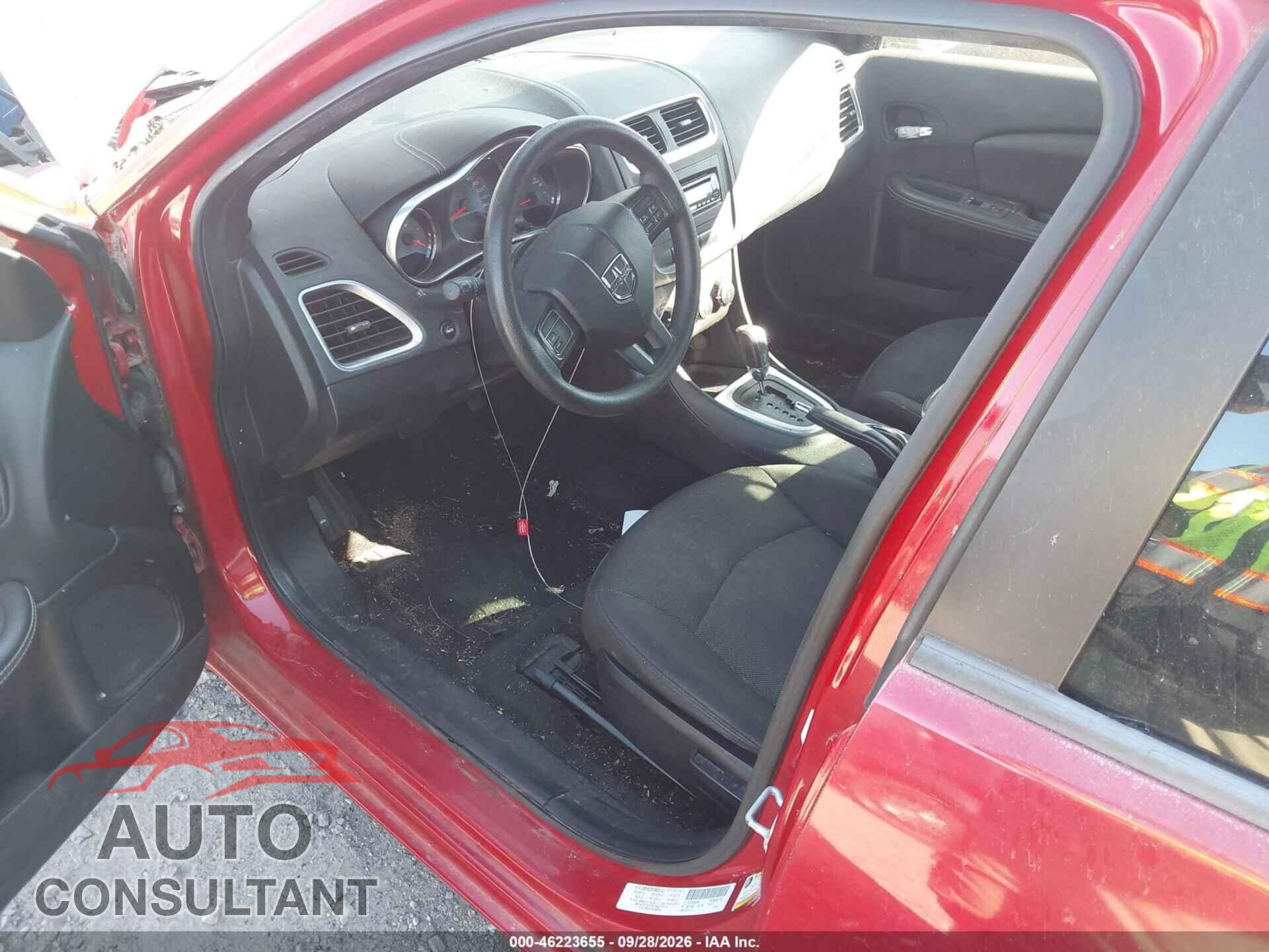 DODGE AVENGER 2013 - 1C3CDZAB3DN610851
