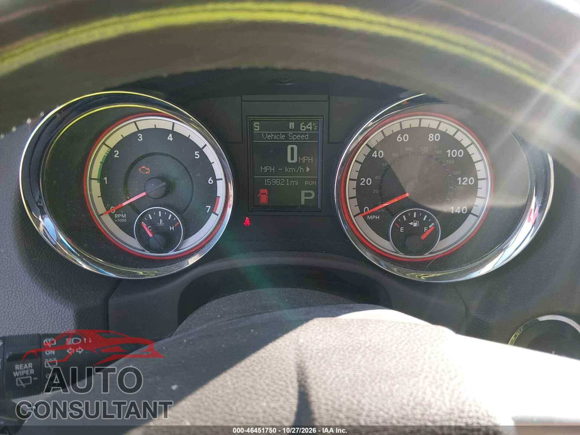 DODGE DURANGO 2012 - 1C4RDJAG8CC212855