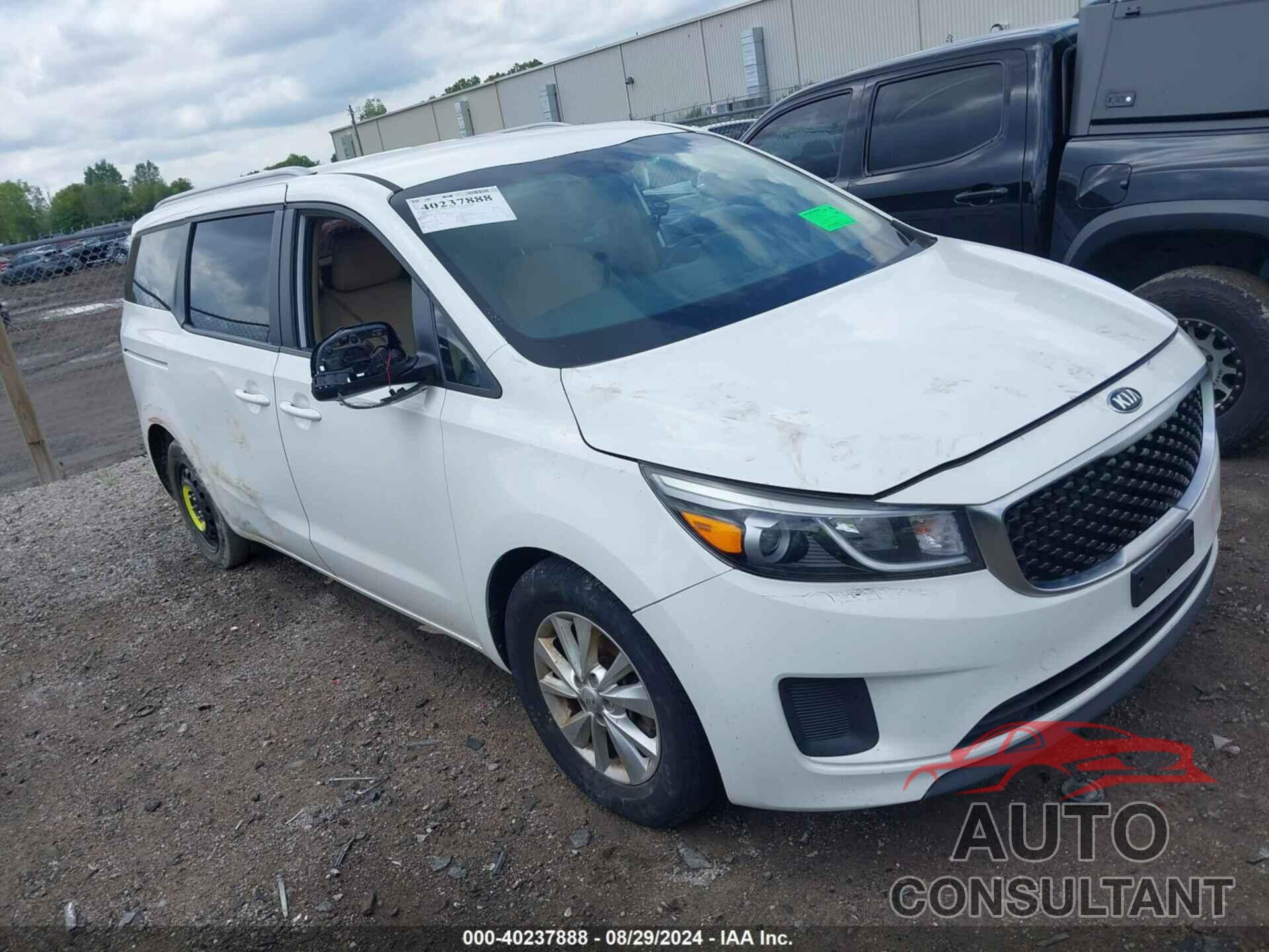 KIA SEDONA 2016 - KNDMB5C16G6089996