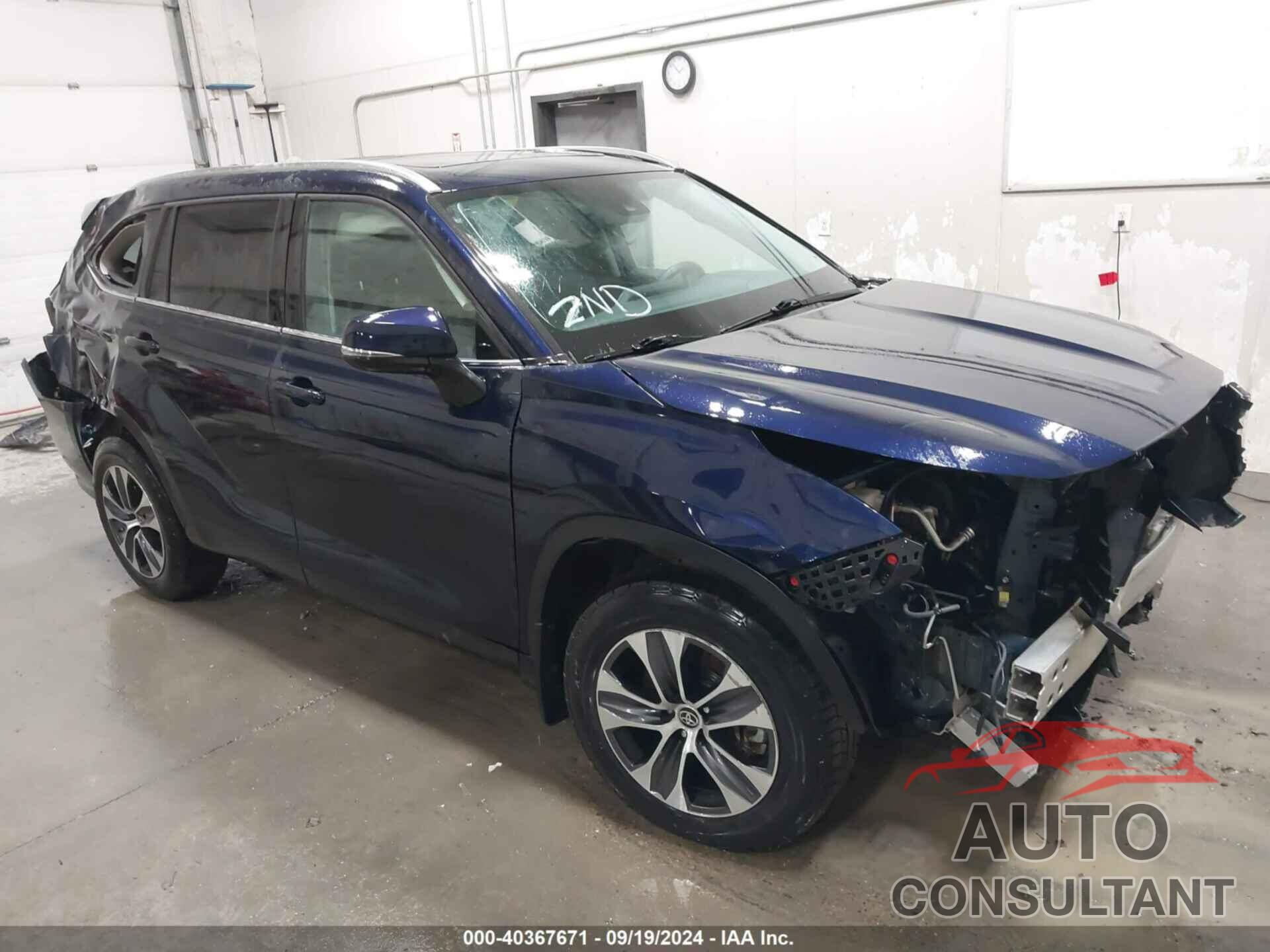 TOYOTA HIGHLANDER 2021 - 5TDGZRBH1MS112921