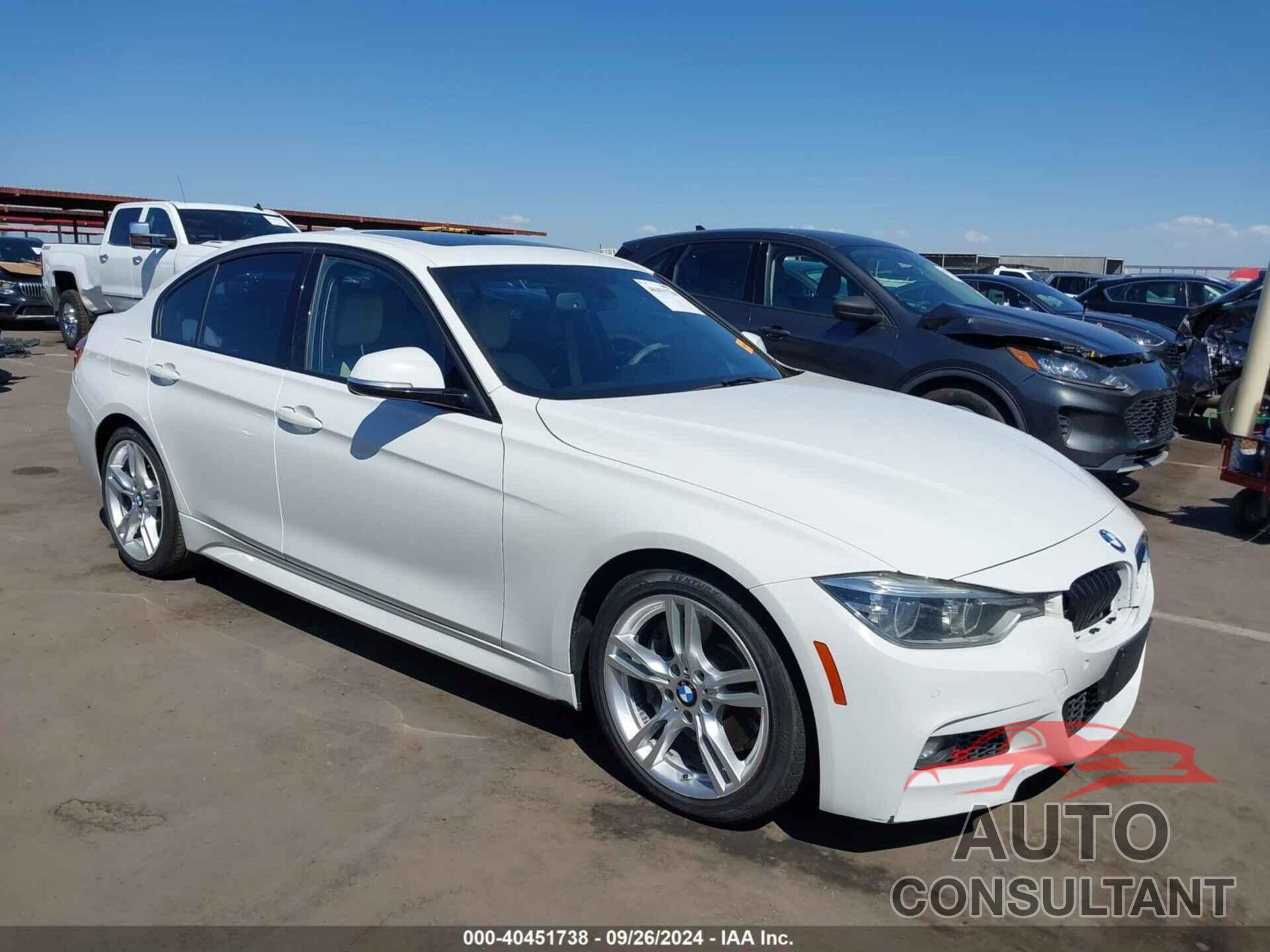 BMW 328I 2016 - WBA8E9G53GNT46581