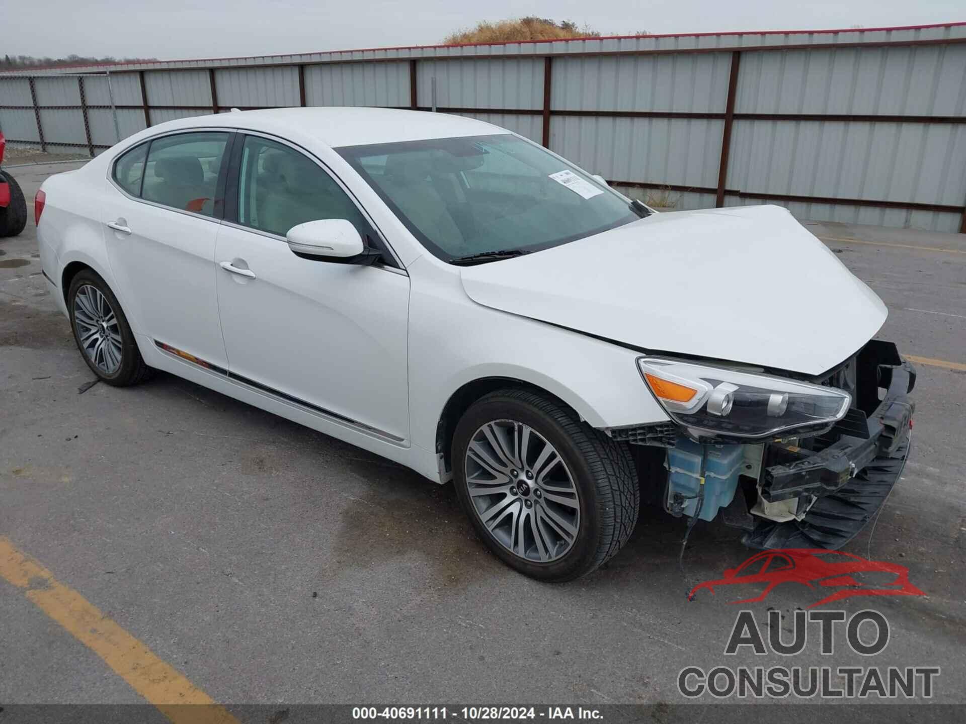 KIA CADENZA 2016 - KNALN4D79G5215190