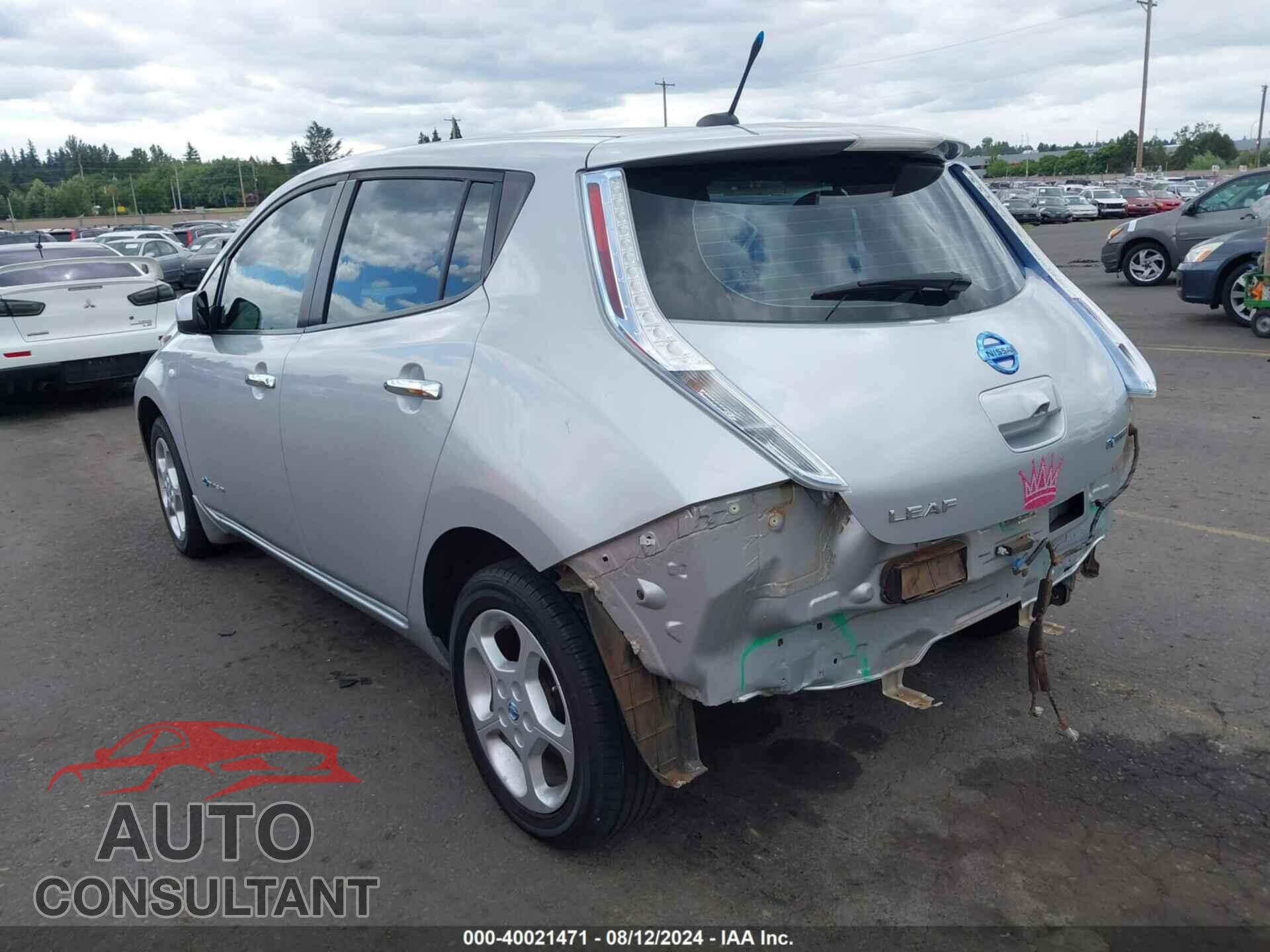 NISSAN LEAF 2012 - JN1AZ0CP4CT024763