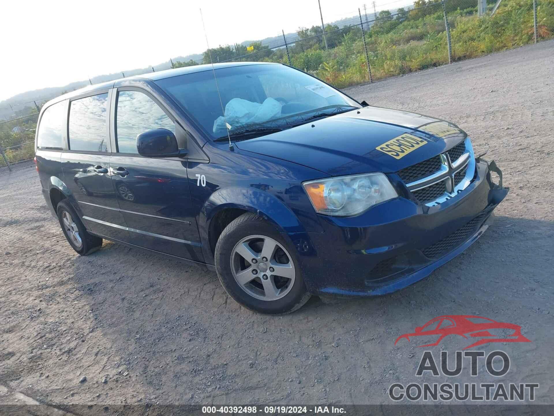 DODGE GRAND CARAVAN 2012 - 2C4RDGCG2CR399386