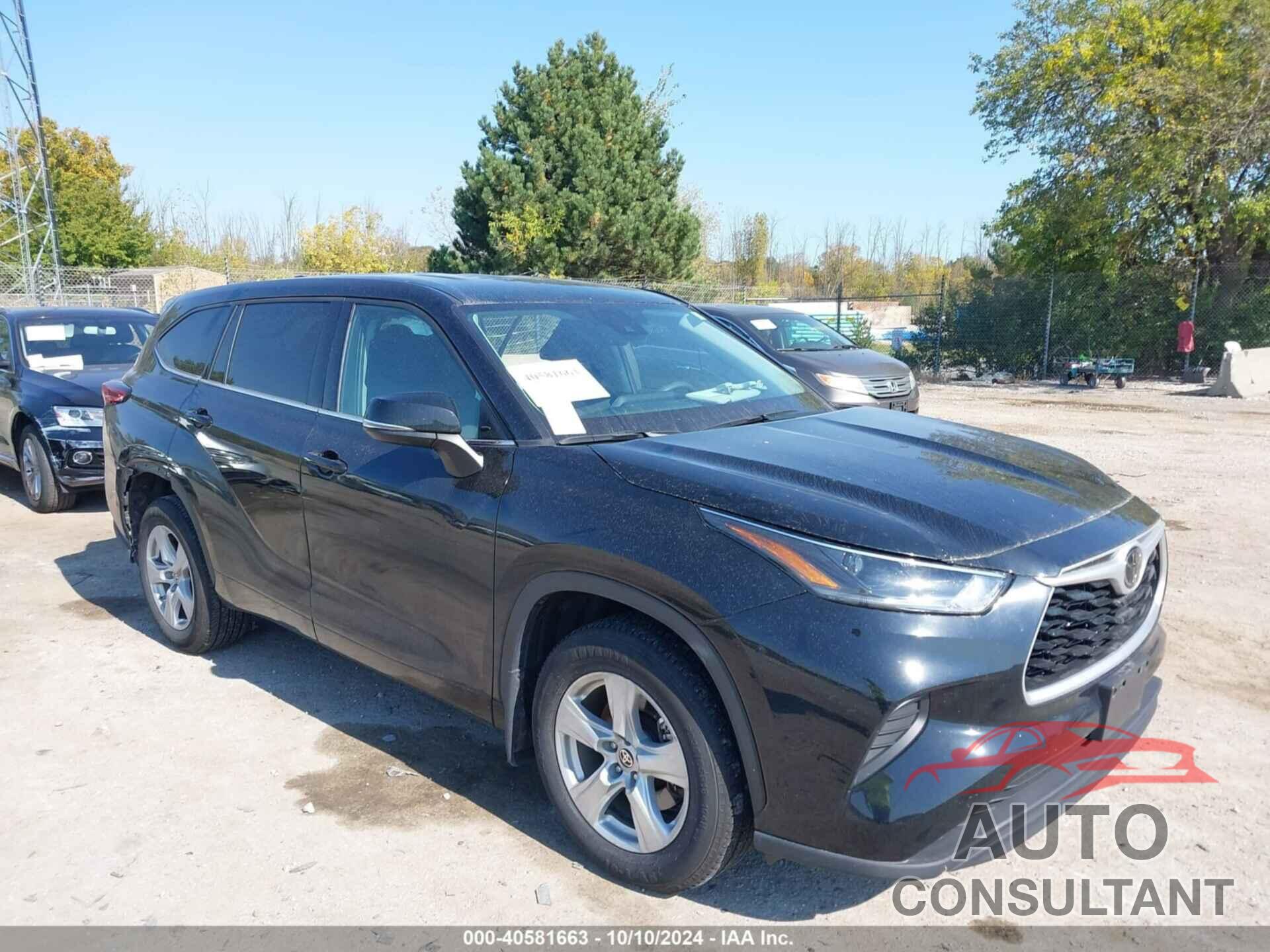 TOYOTA HIGHLANDER 2021 - 5TDCZRBH9MS531176