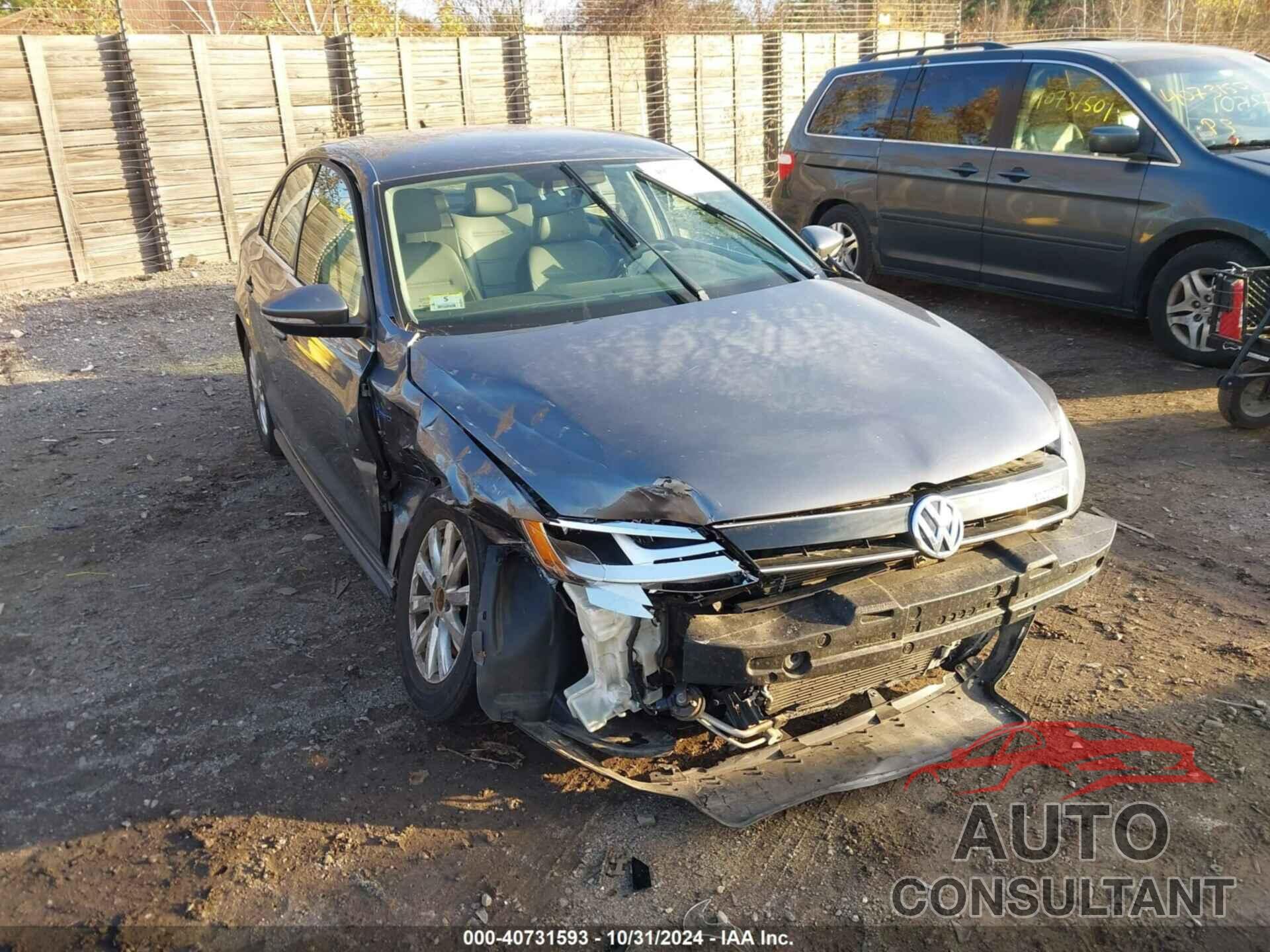 VOLKSWAGEN JETTA HYBRID 2013 - 3VW637AJ4DM309116