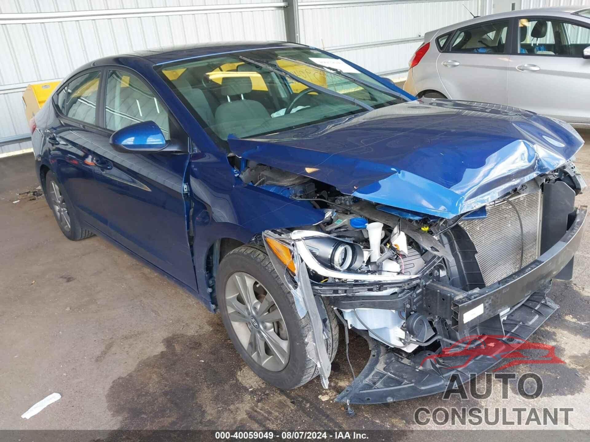 HYUNDAI ELANTRA 2018 - 5NPD84LF2JH248871