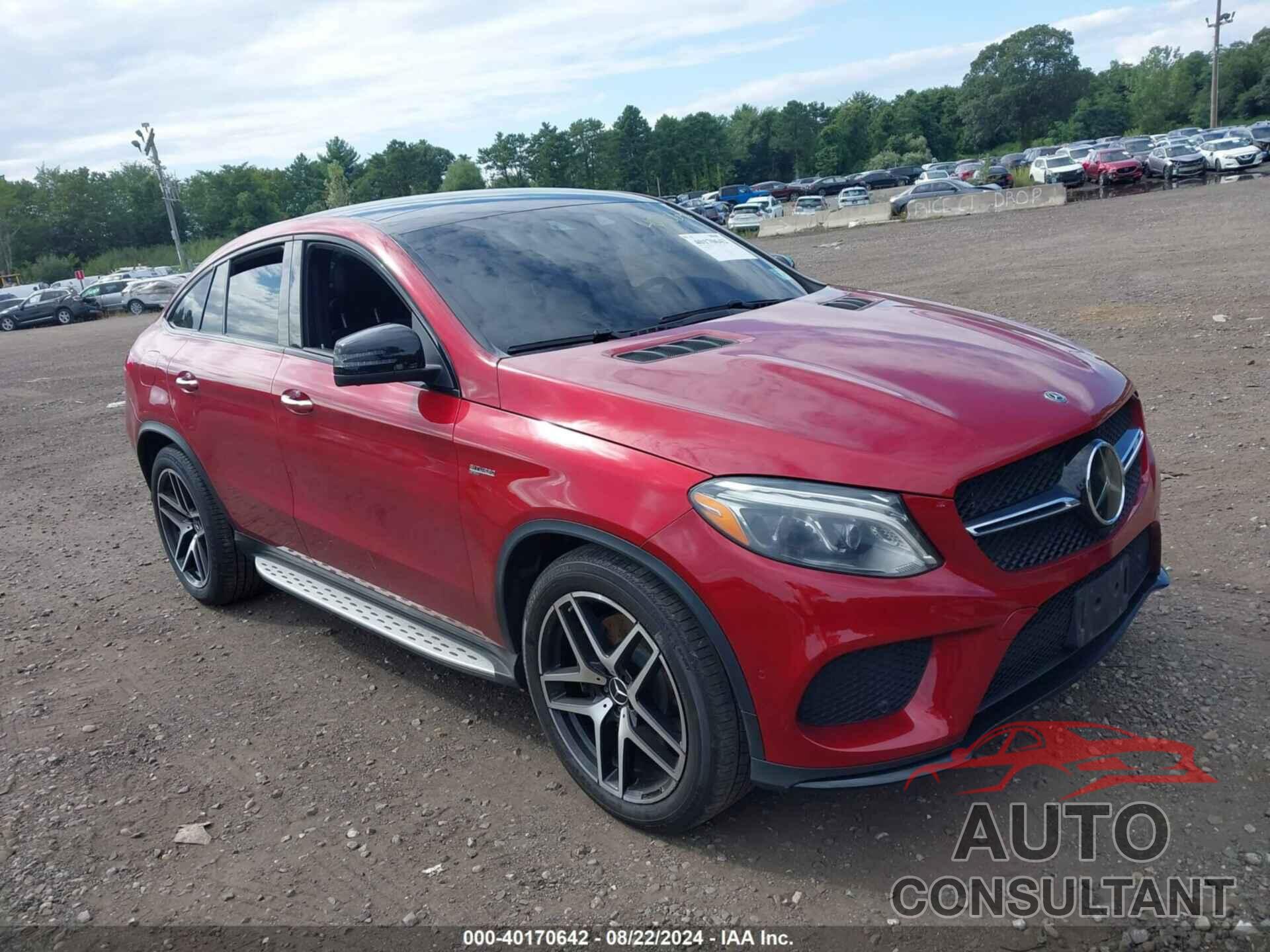 MERCEDES-BENZ AMG GLE 43 COUPE 2019 - 4JGED6EB5KA137774
