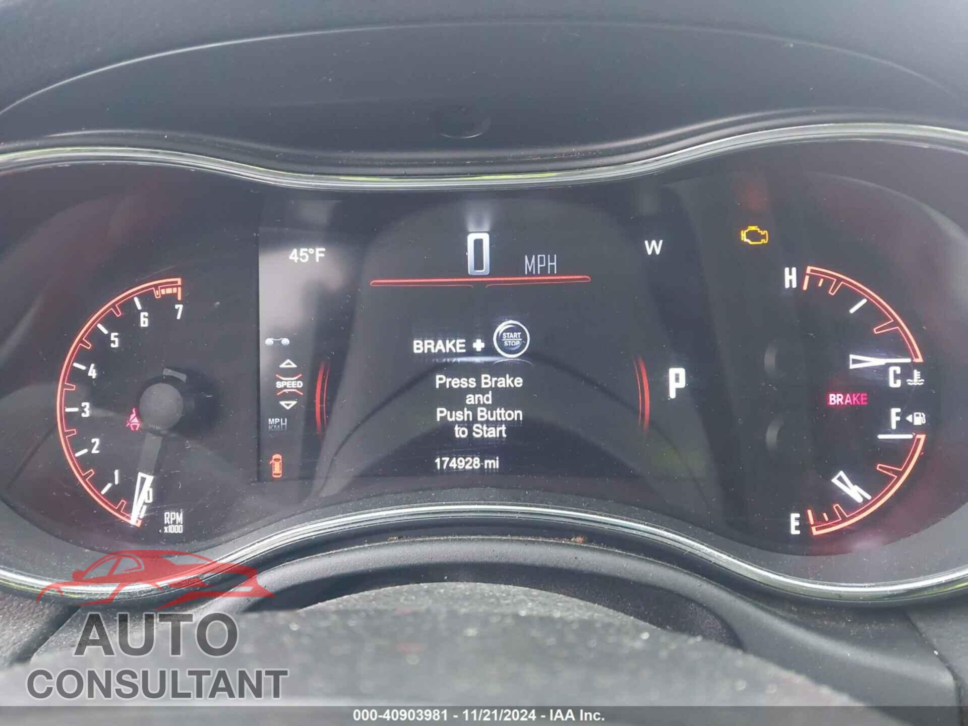 DODGE DURANGO 2014 - 1C4RDJEG9EC977957