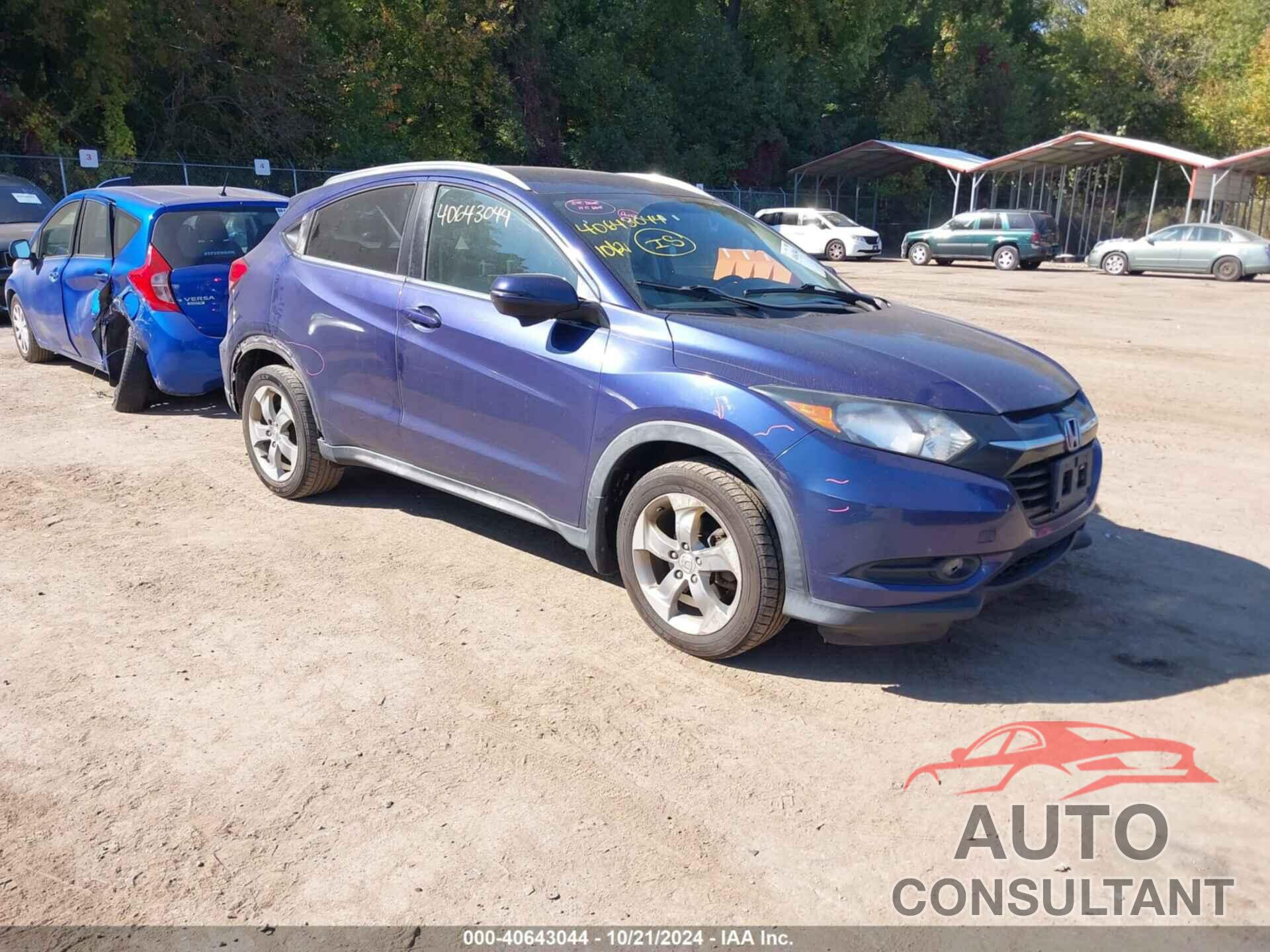 HONDA HR-V 2016 - 3CZRU6H75GM760197