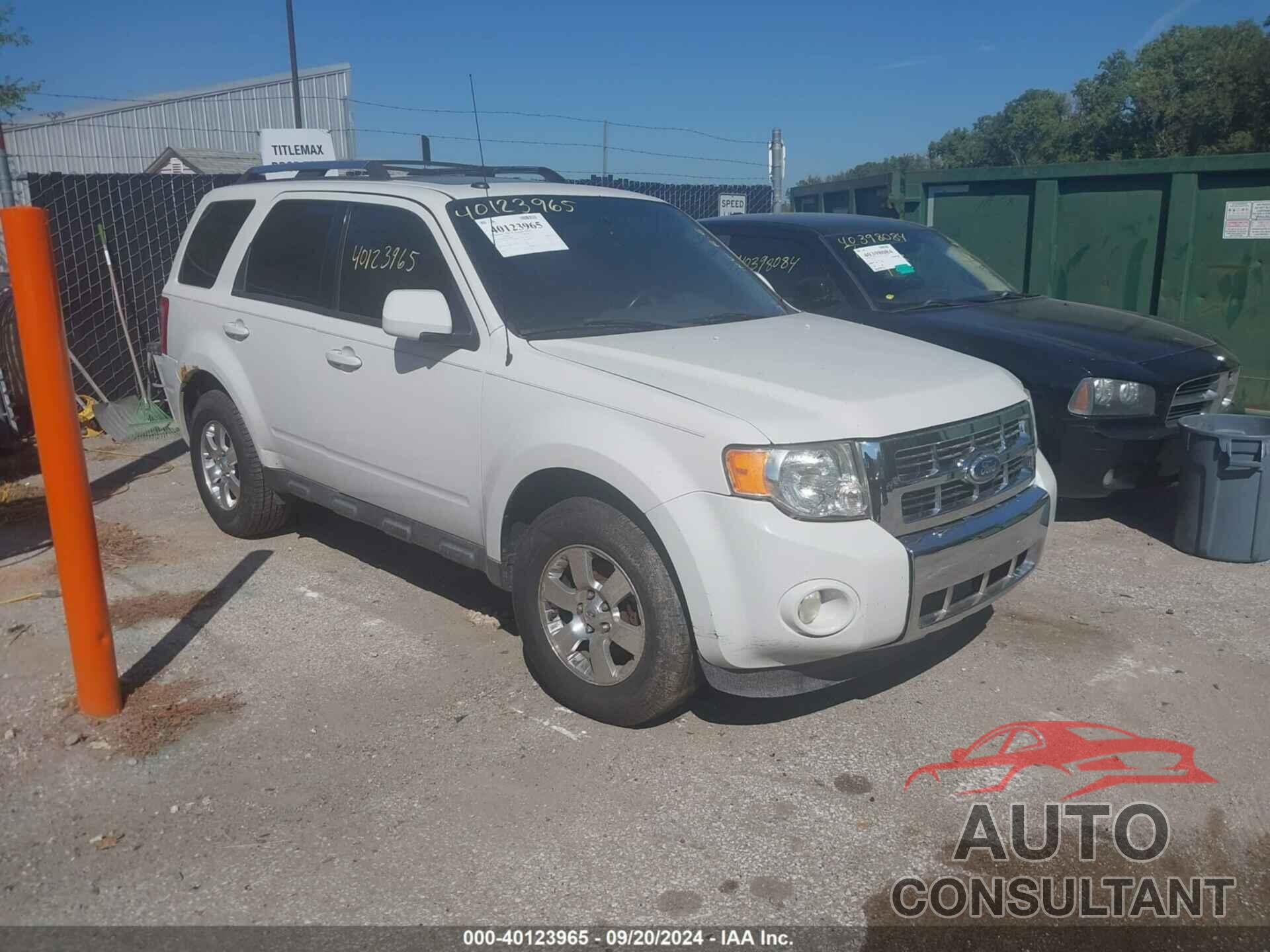 FORD ESCAPE 2012 - 1FMCU0EG8CKA09038