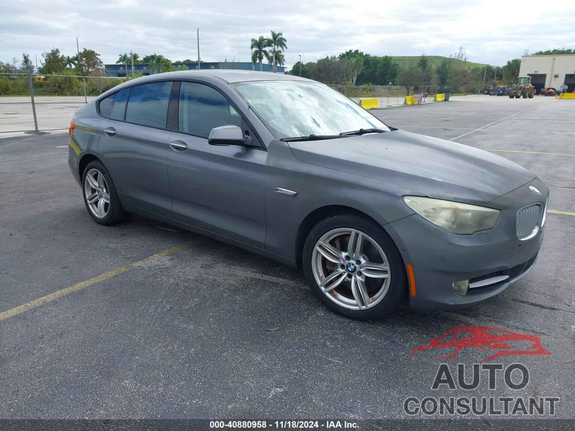 BMW 550I GRAN TURISMO 2010 - WBASN4C58AC209024